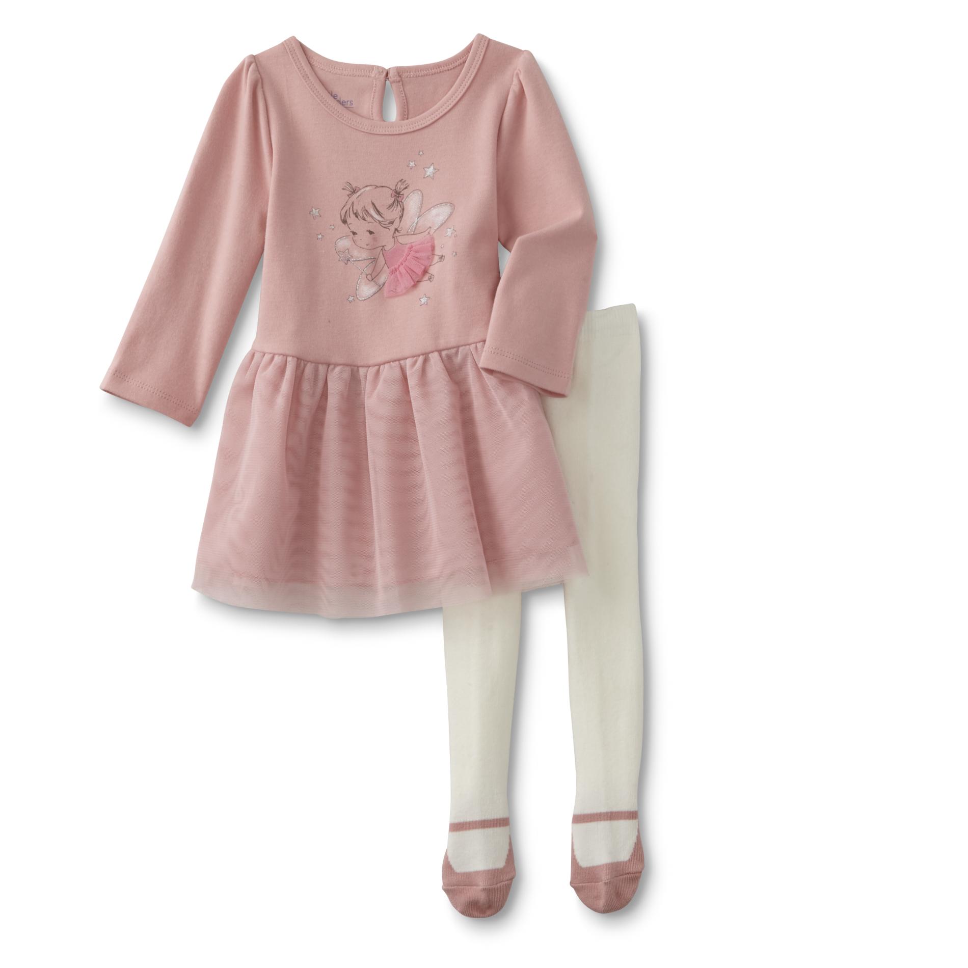 Little Wonders Newborn & Infant Girl's Dress & Tights - Fairy