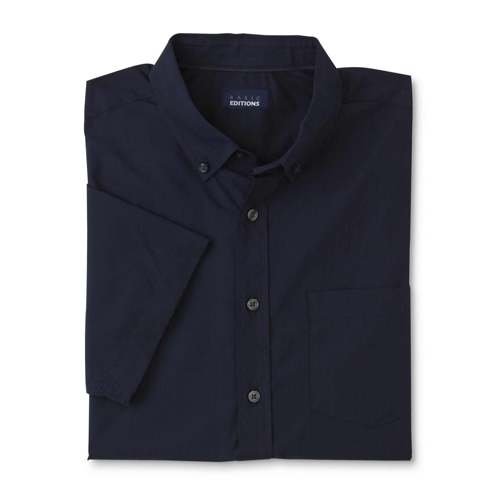 Basic Editions Men's Button-Front Shirt