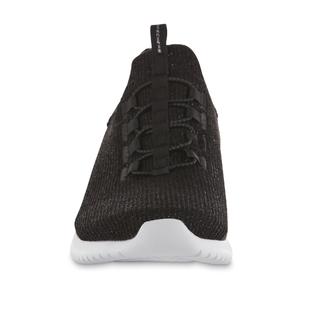 Skechers Womens Ultra Flex Blackwhite Sneaker Wide Width