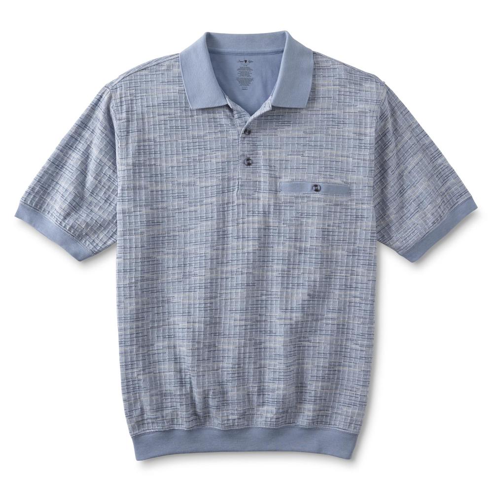 David Taylor Collection Men's Polo Shirt - Textured