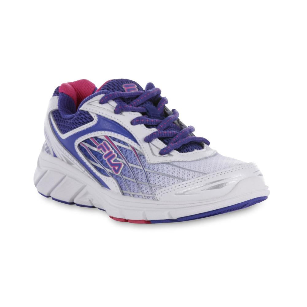 Fila Girl's Imperative White/Blue/Pink Athletic Shoe