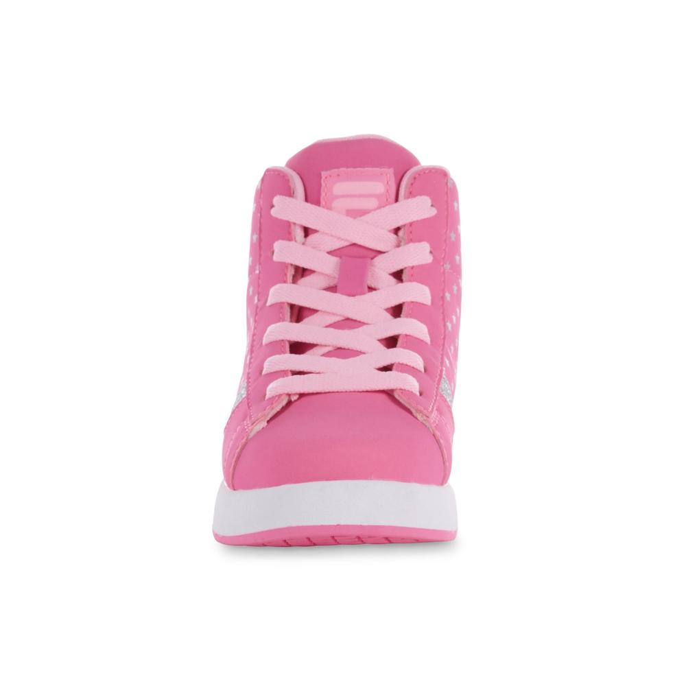 Fila Girl's Dyana Pink High-Top Athletic Shoe