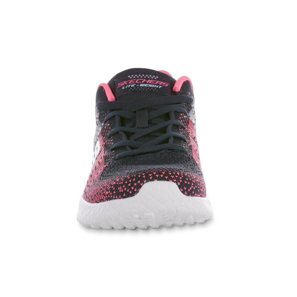 Skechers Women's Burst Ellipse Athletic Shoe - Black/Gray/Pink