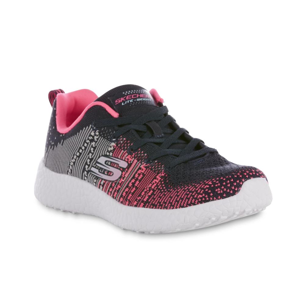 Skechers Women's Burst Ellipse Athletic Shoe - Black/Gray/Pink