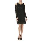 Cold Shoulder Sleeves Lace Sheath Sequined Sheath Dress/Evening Dress