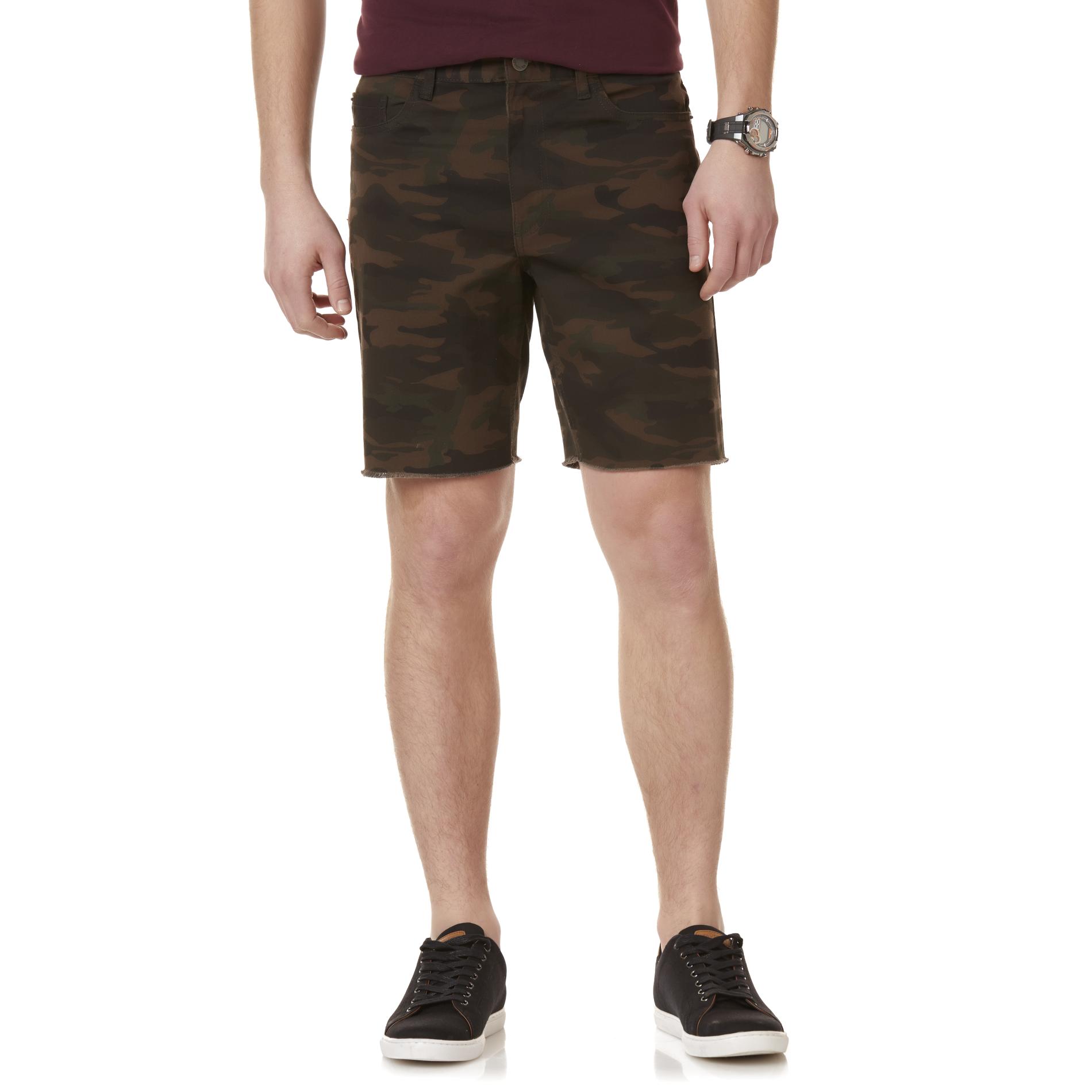 Route 66 Men's Cutoff Shorts Camouflage
