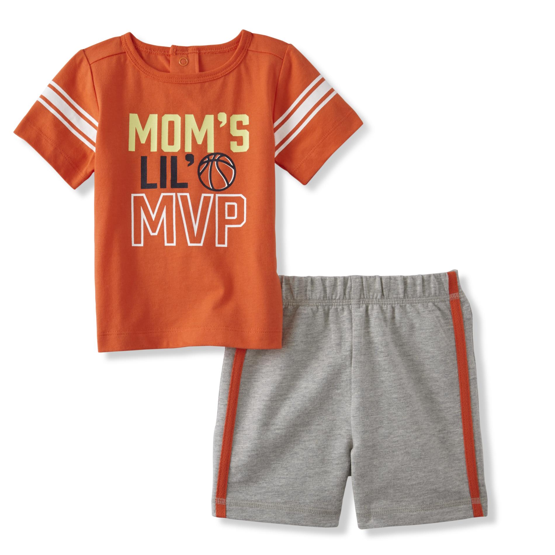 Little Wonders Infant Boys' T-Shirt & Shorts - Mom's Lil' MVP