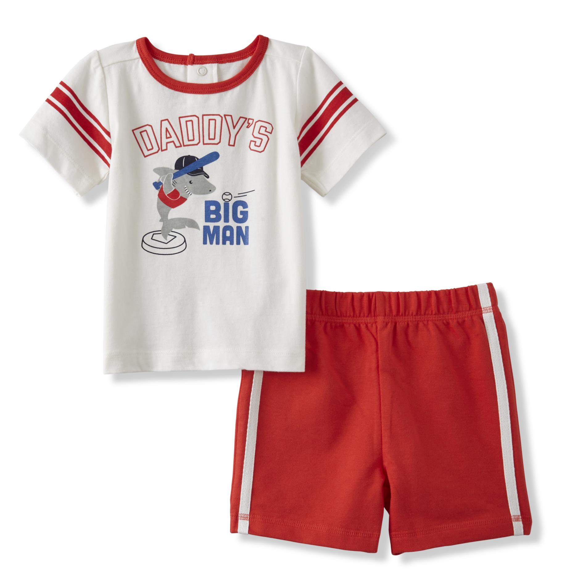 Little Wonders Infant Boys' T-Shirt & Shorts - Daddy's Big Man