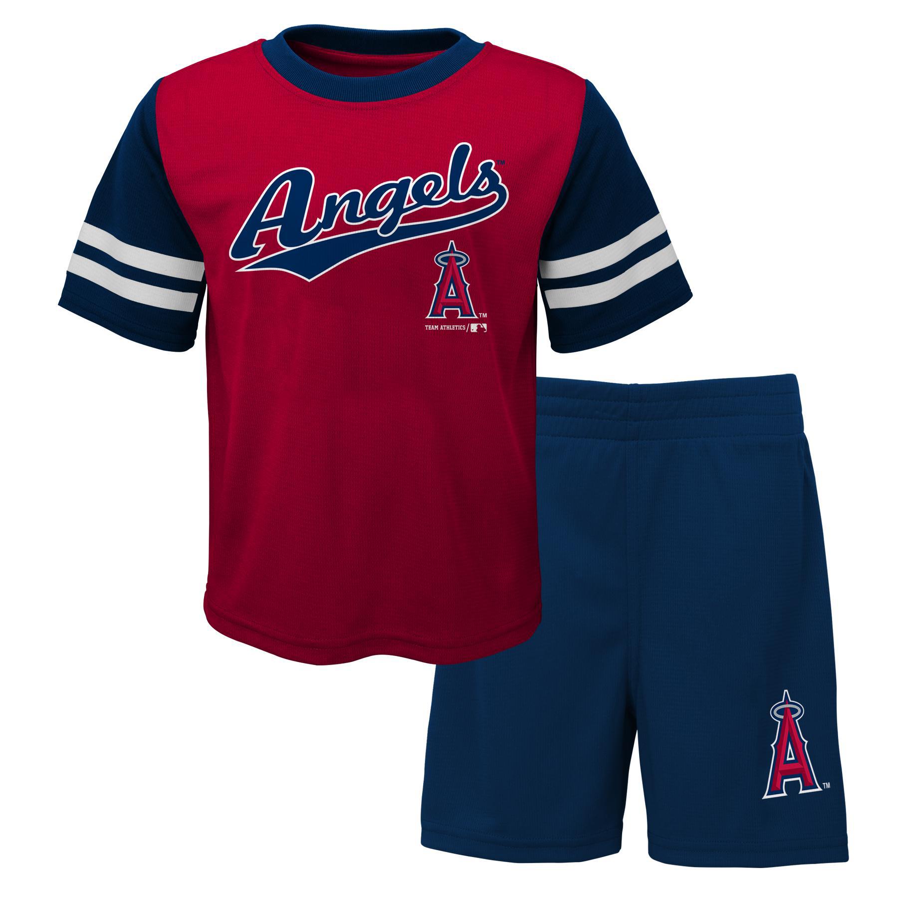 MLB Infant & Toddler Boy's T-Shirt & Shorts - Los Angeles Angels of Anaheim