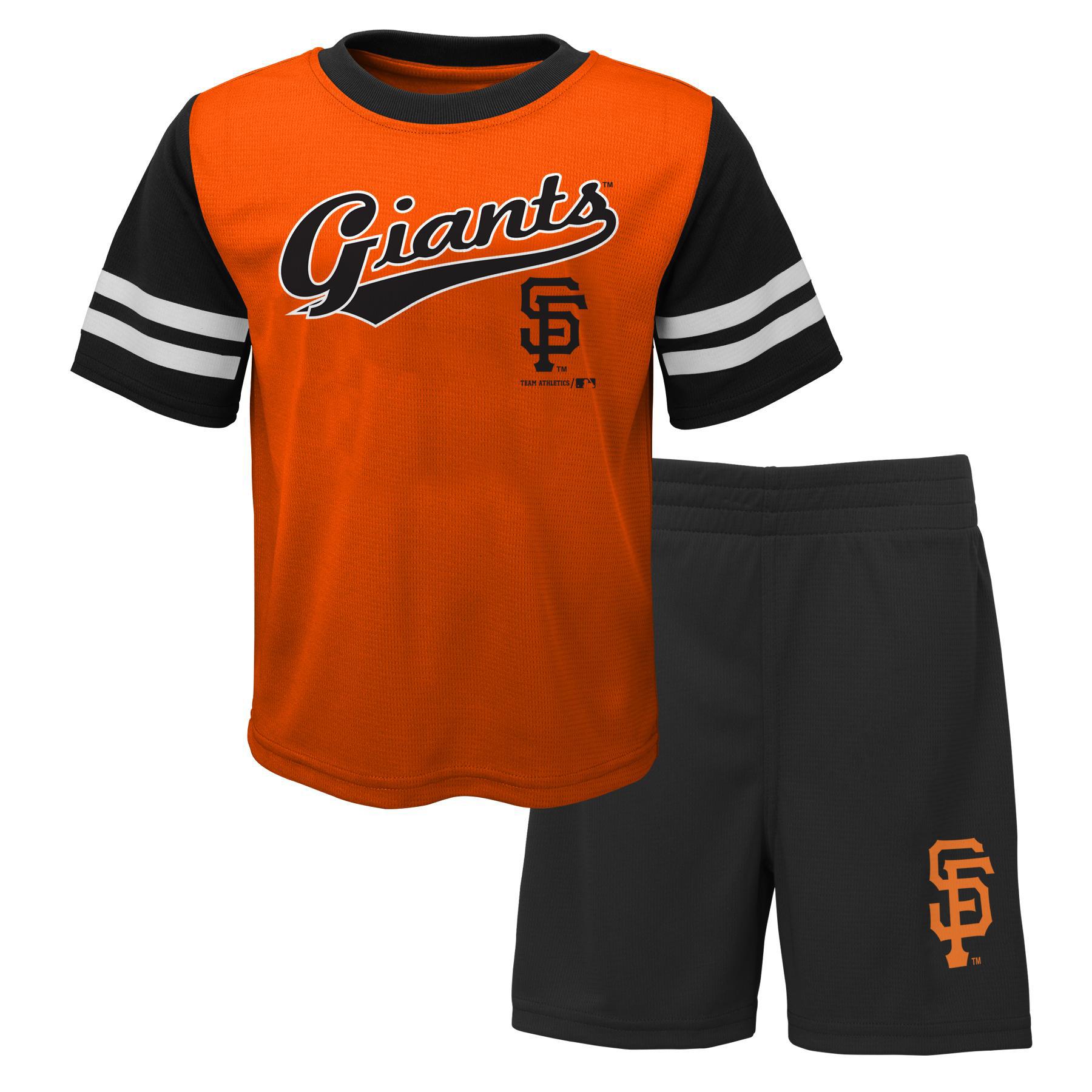 MLB Infant & Toddler Boy's T-Shirt & Shorts - San Francisco Giants
