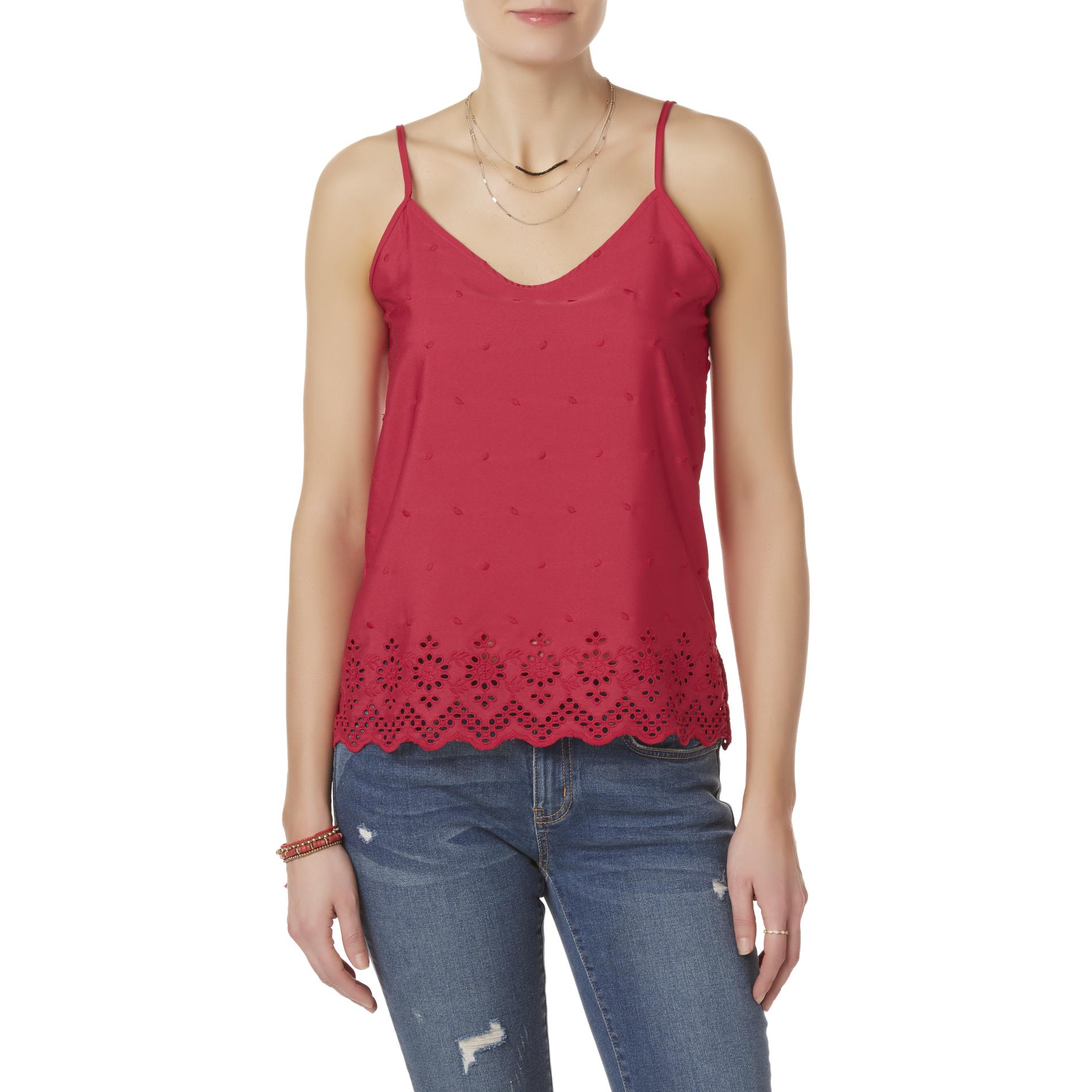 Simply Styled Women's Eyelet Camisole