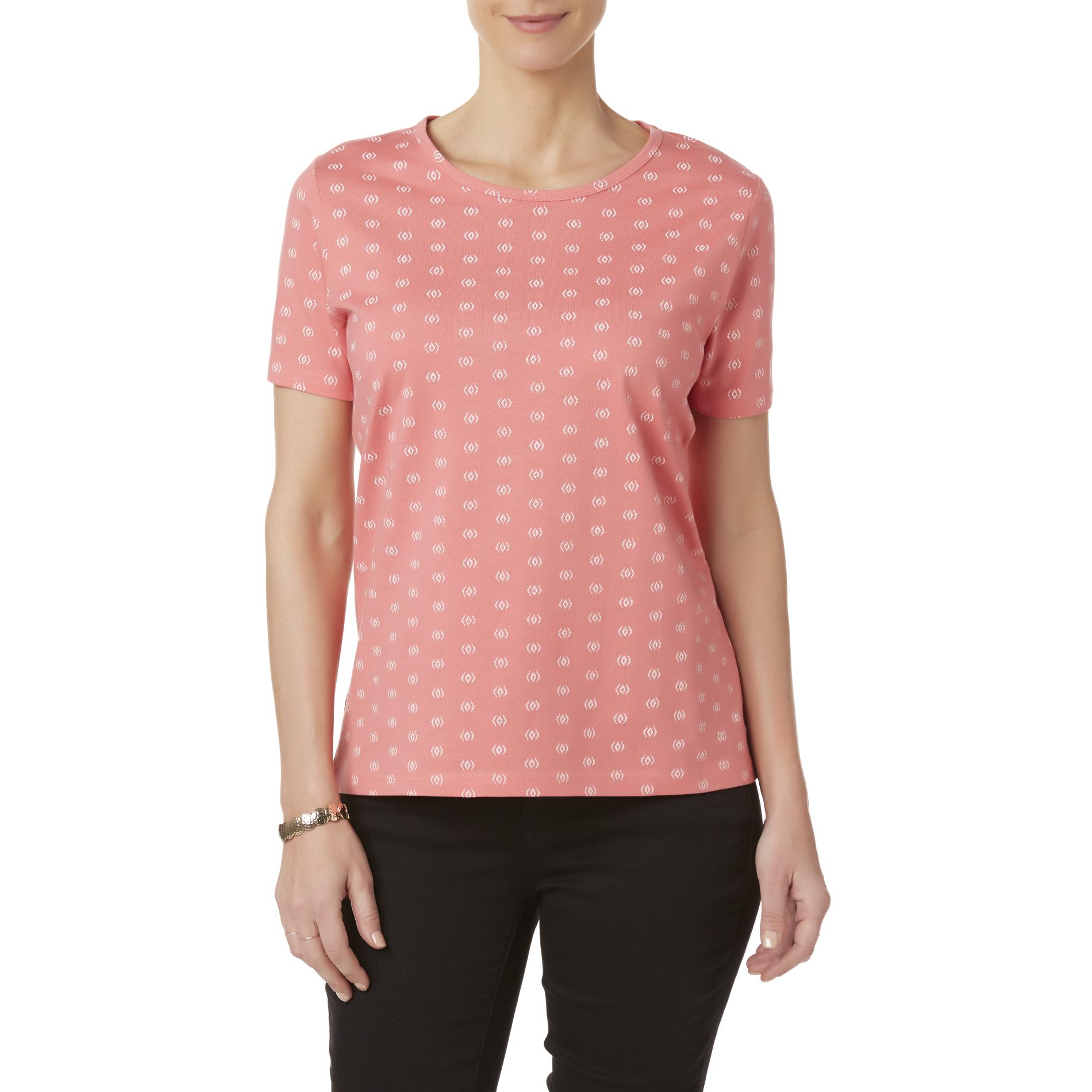 Laura Scott Women's Scoop Neck T-Shirt - Geometric