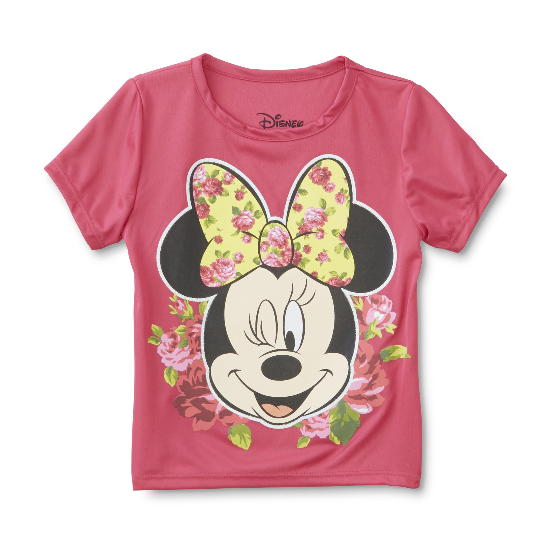 Disney Minnie Mouse Toddler Girl's T-Shirt - Floral