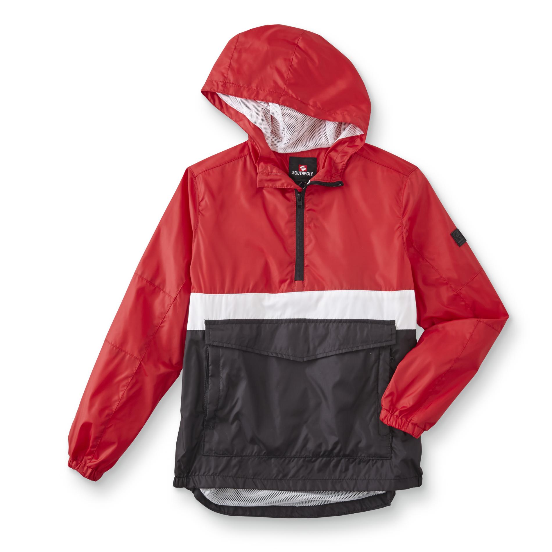 Southpole Boys' Pullover Windbreaker Jacket Colorblock Shop Your