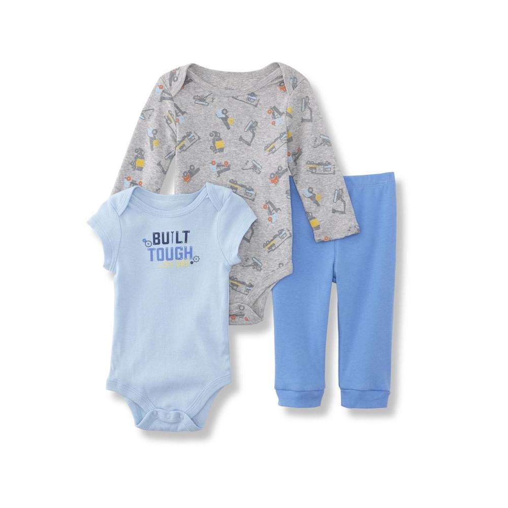 Little Wonders Infant Boys' Bodysuits & Sweatpants - Construction