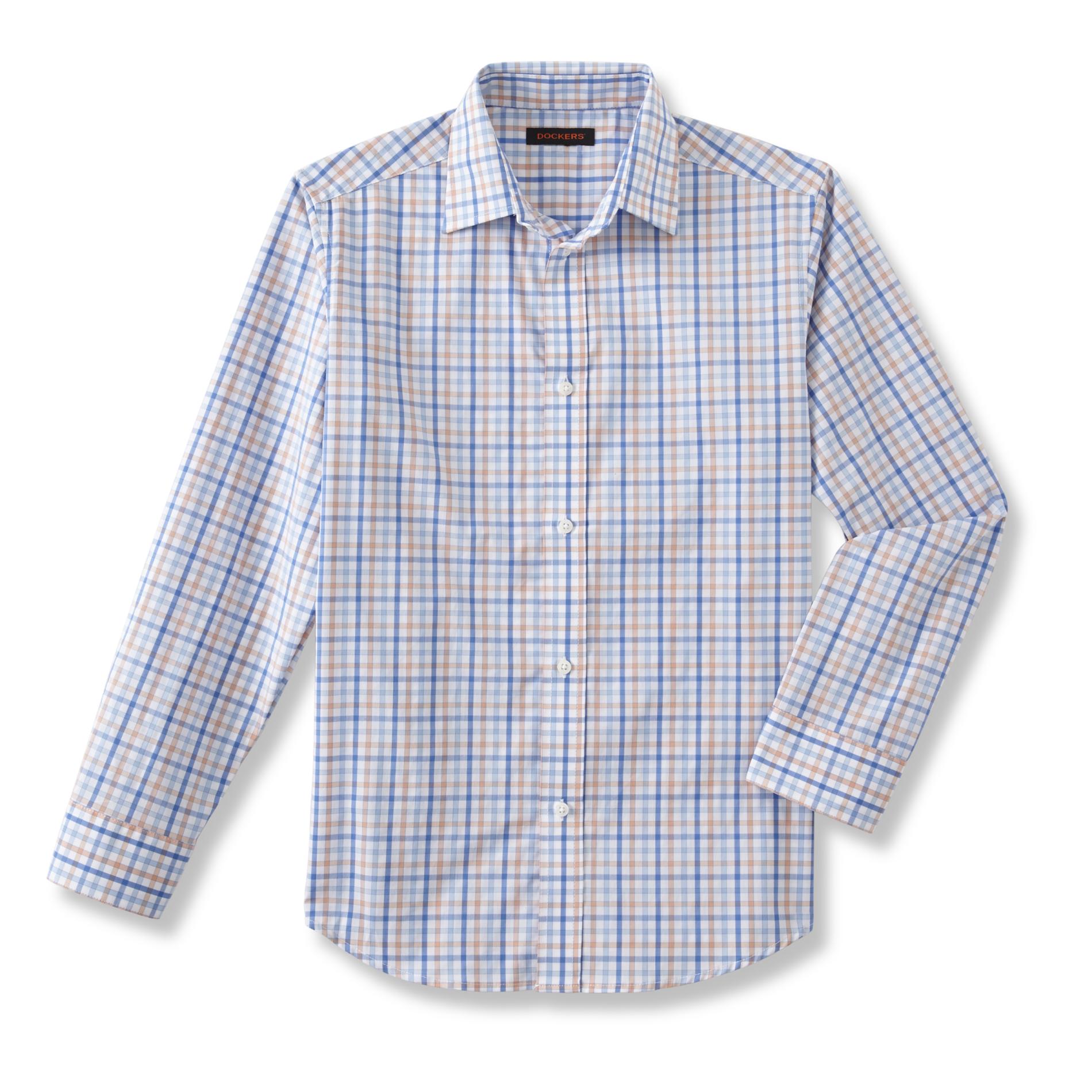 Dockers Boys' Button-Front Shirt - Plaid