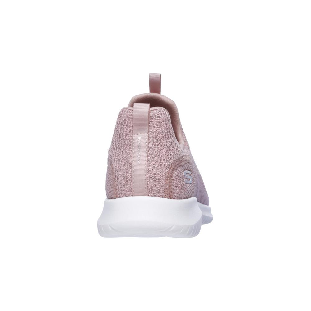 Skechers Women's Ultra Flex Sneaker - Pink/White