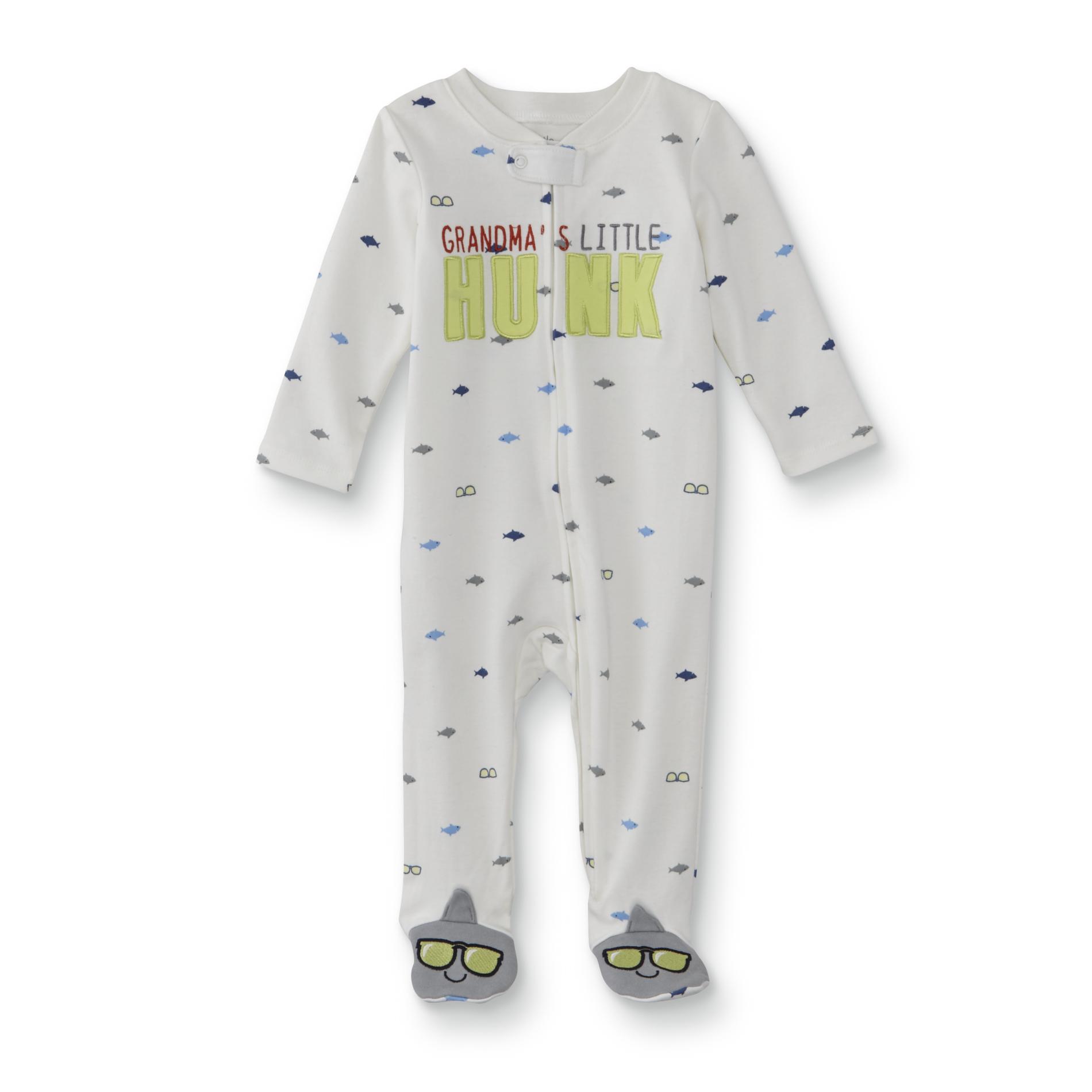 Little Wonders Infant Boys' Sleeper Pajamas - Grandma's Little Hunk