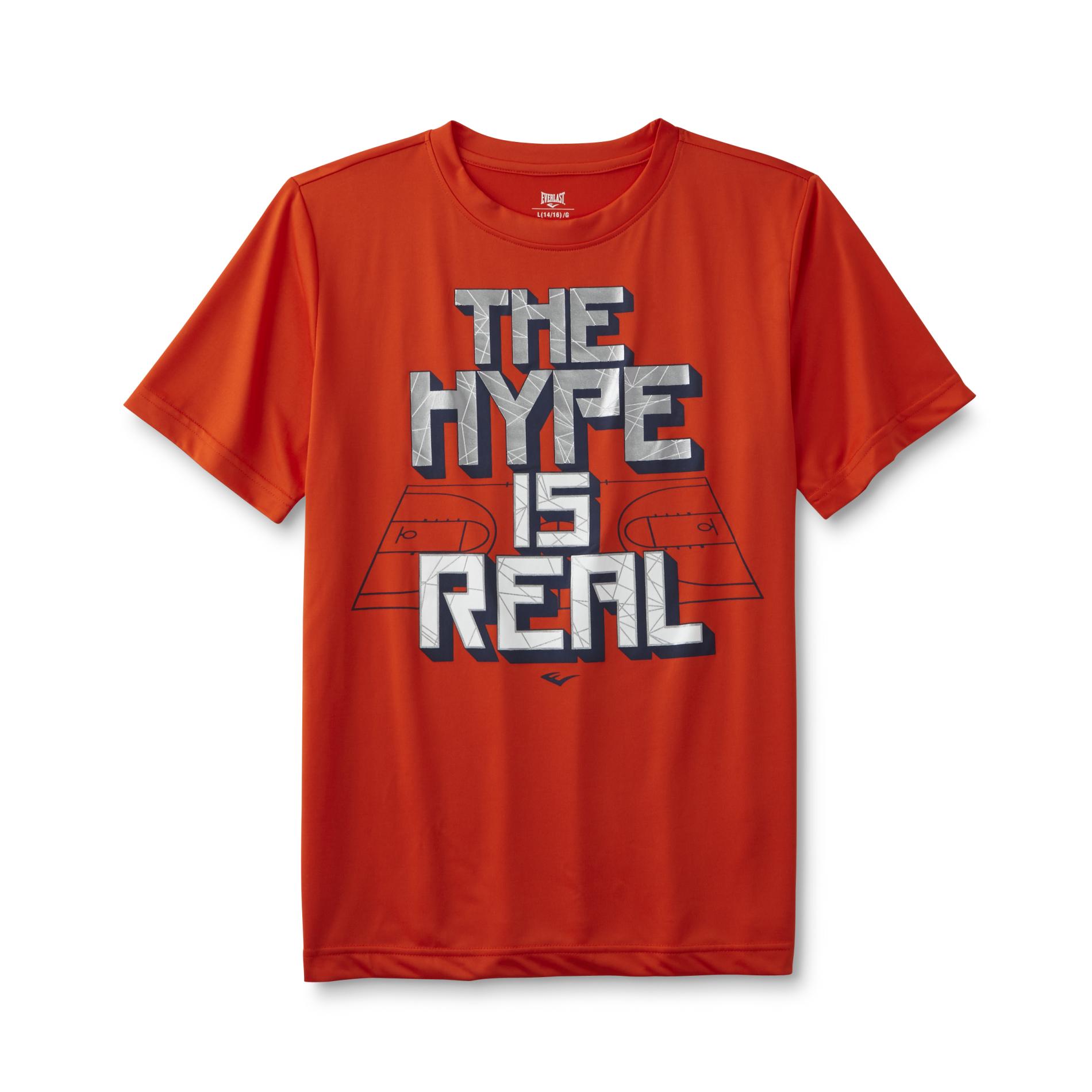 Everlast&reg; Boy's Graphic Athletic T-Shirt - The Hype Is Real