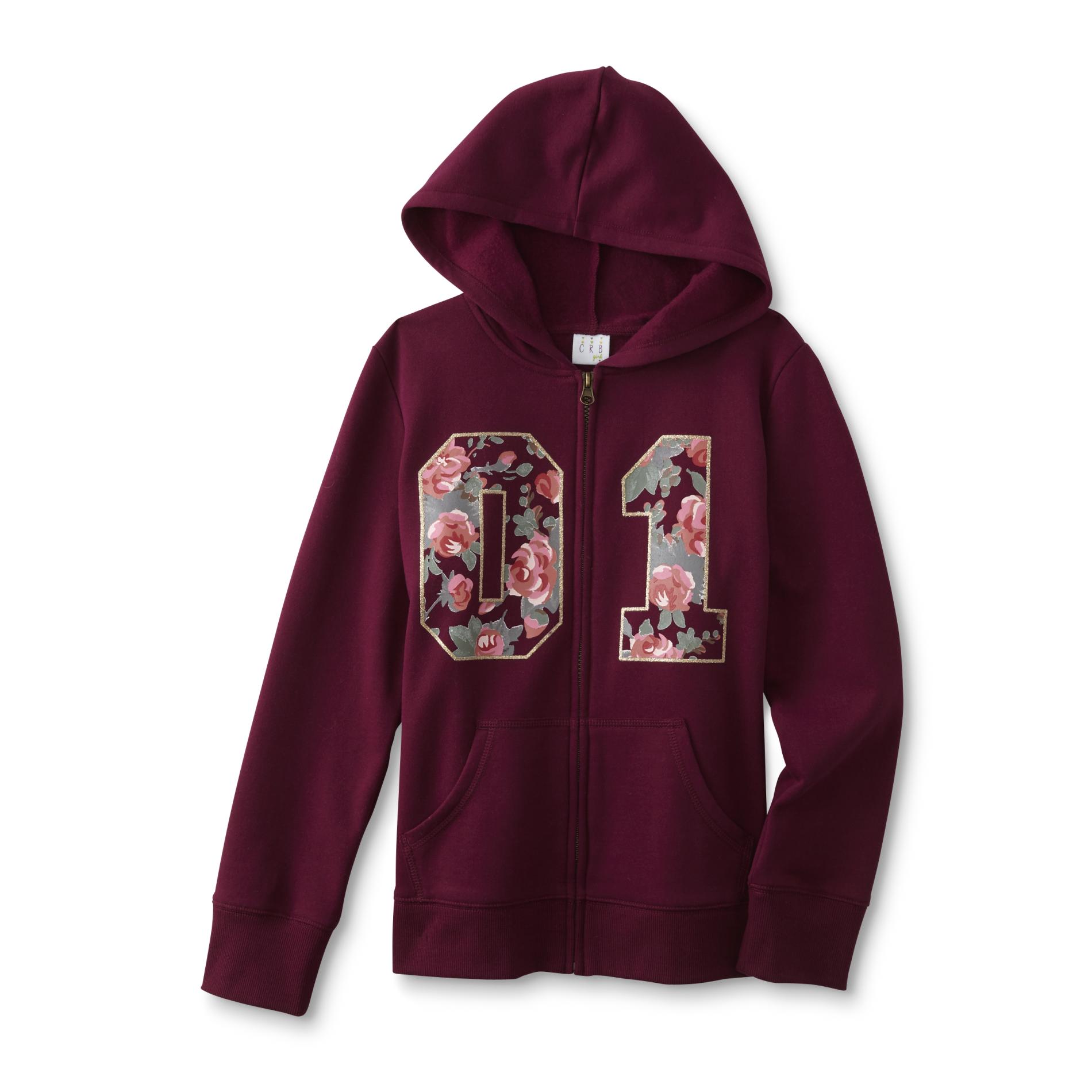 CRB Girl Girl's Graphic Hoodie Jacket - Floral