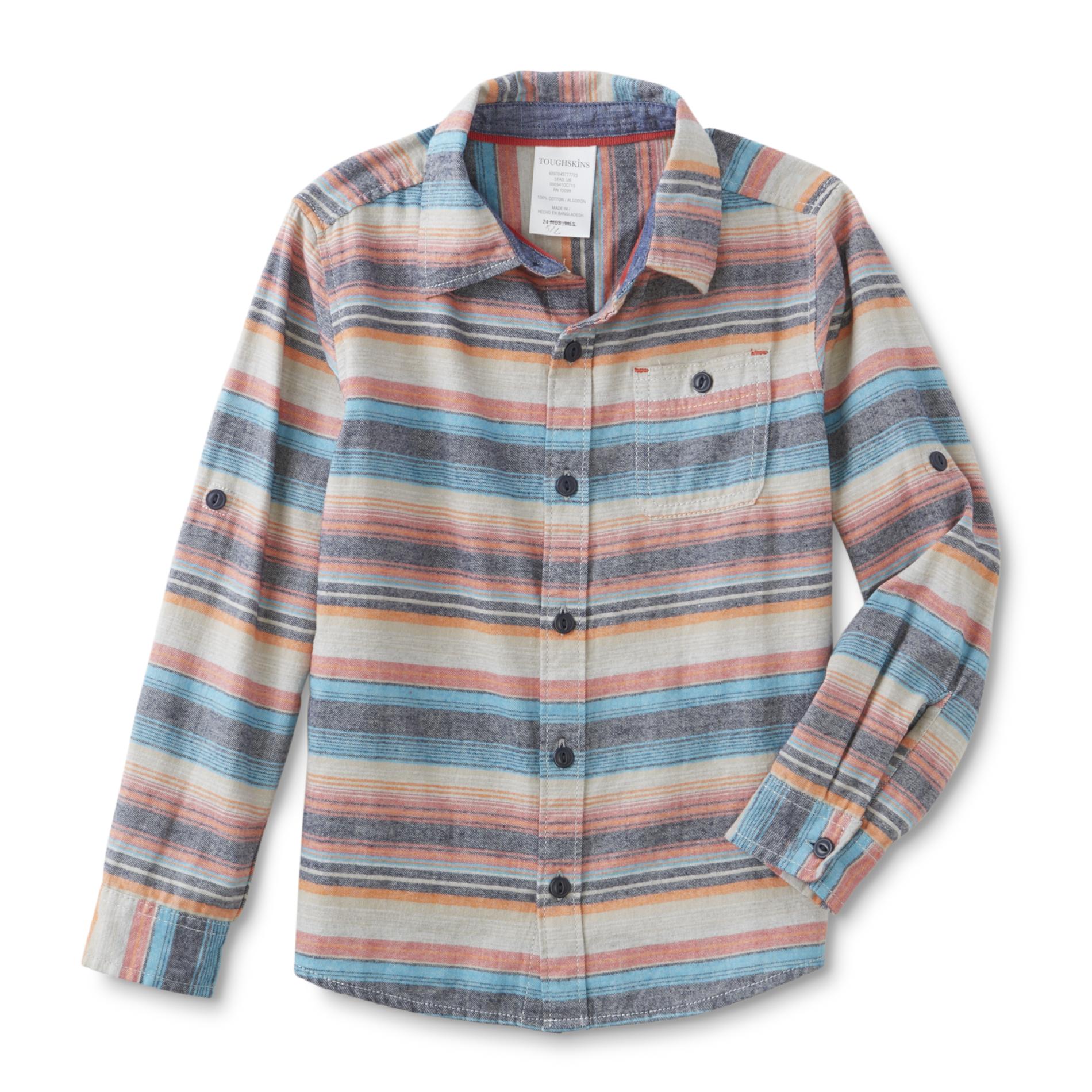 Toughskins Boy's Flannel Shirt - Striped