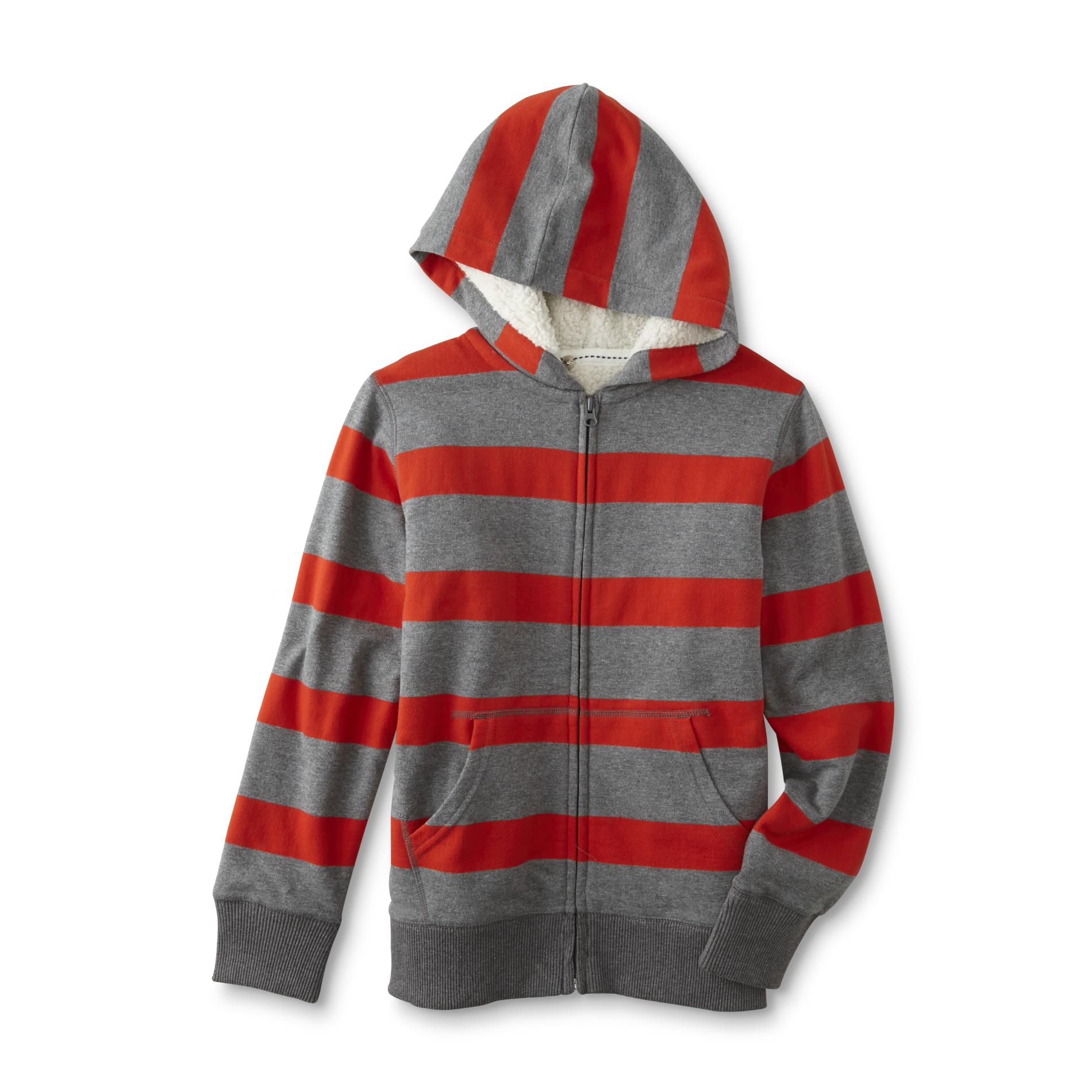 Roebuck & Co. Boy's Hoodie Jacket - Striped