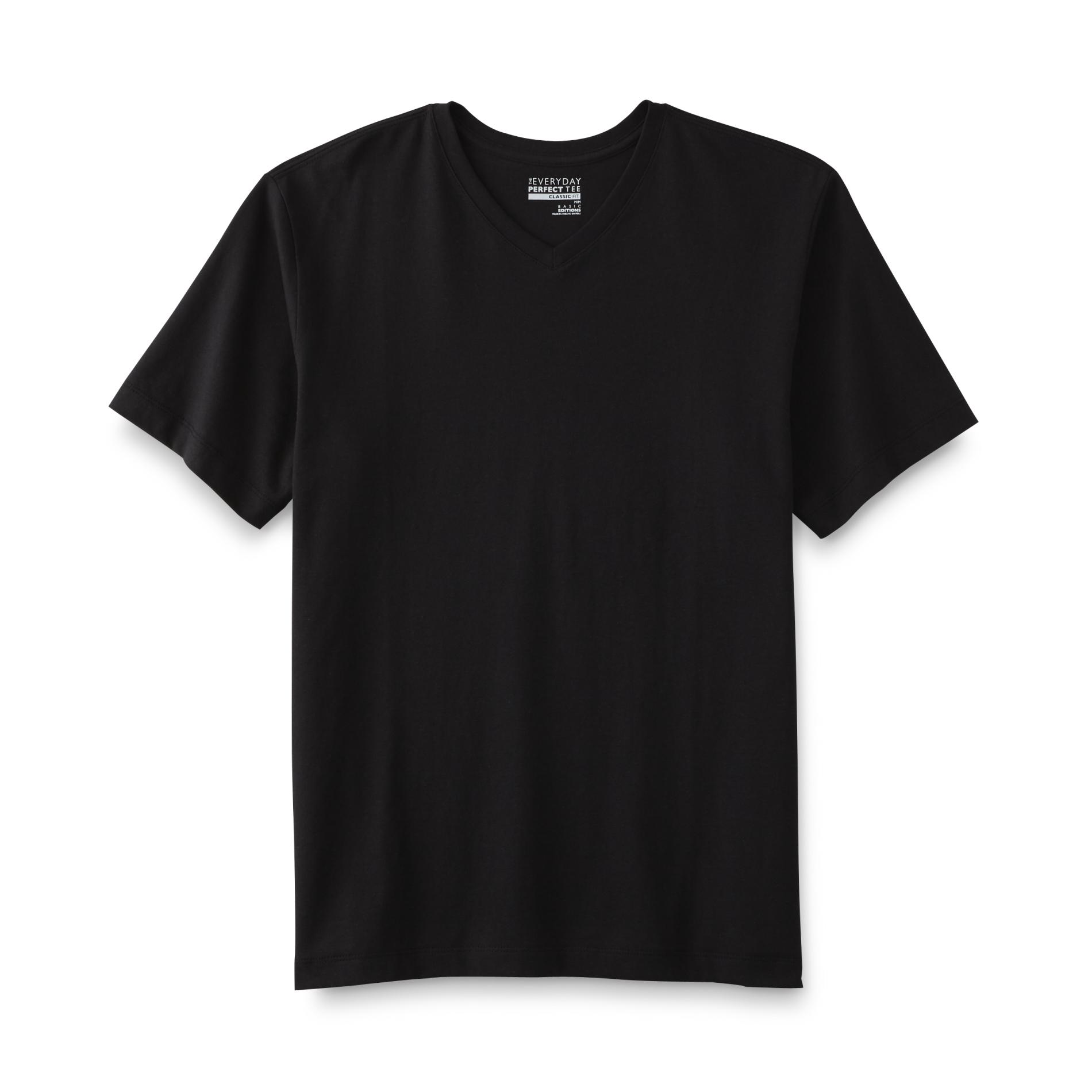 Basic Editions Men's VNeck TShirt