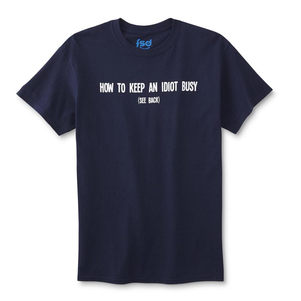 Young Men's Graphic T-Shirt - How to Keep an Idiot Busy