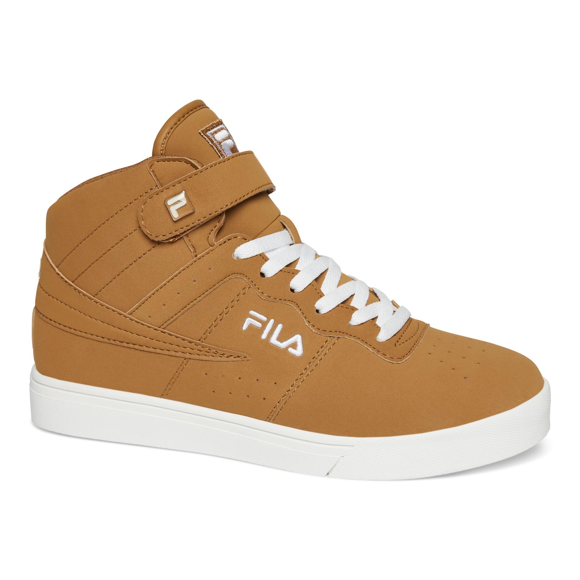 Fila Men's Vulc 13 Mid-Top Sneaker - Tan/White