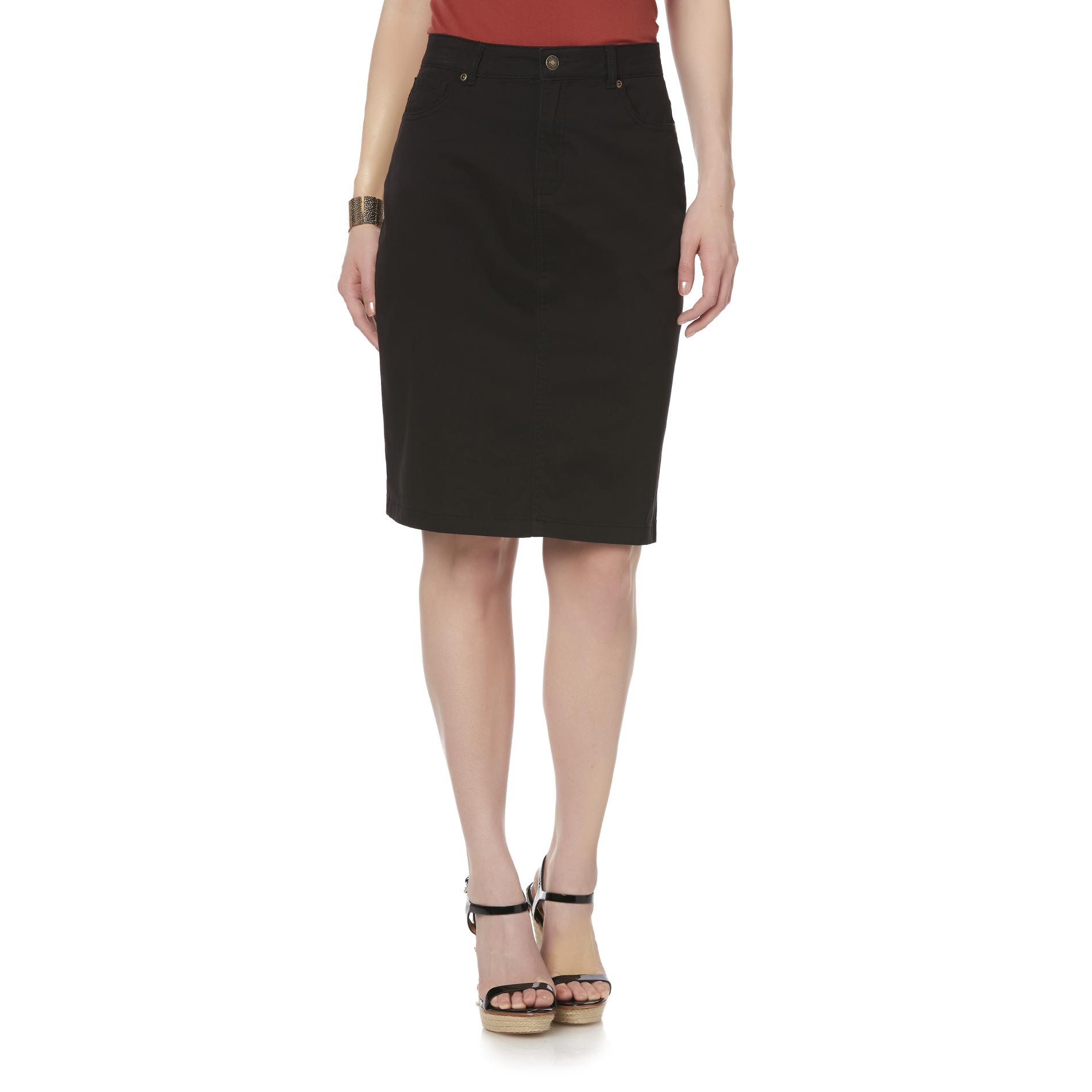 laura scott denim skirt