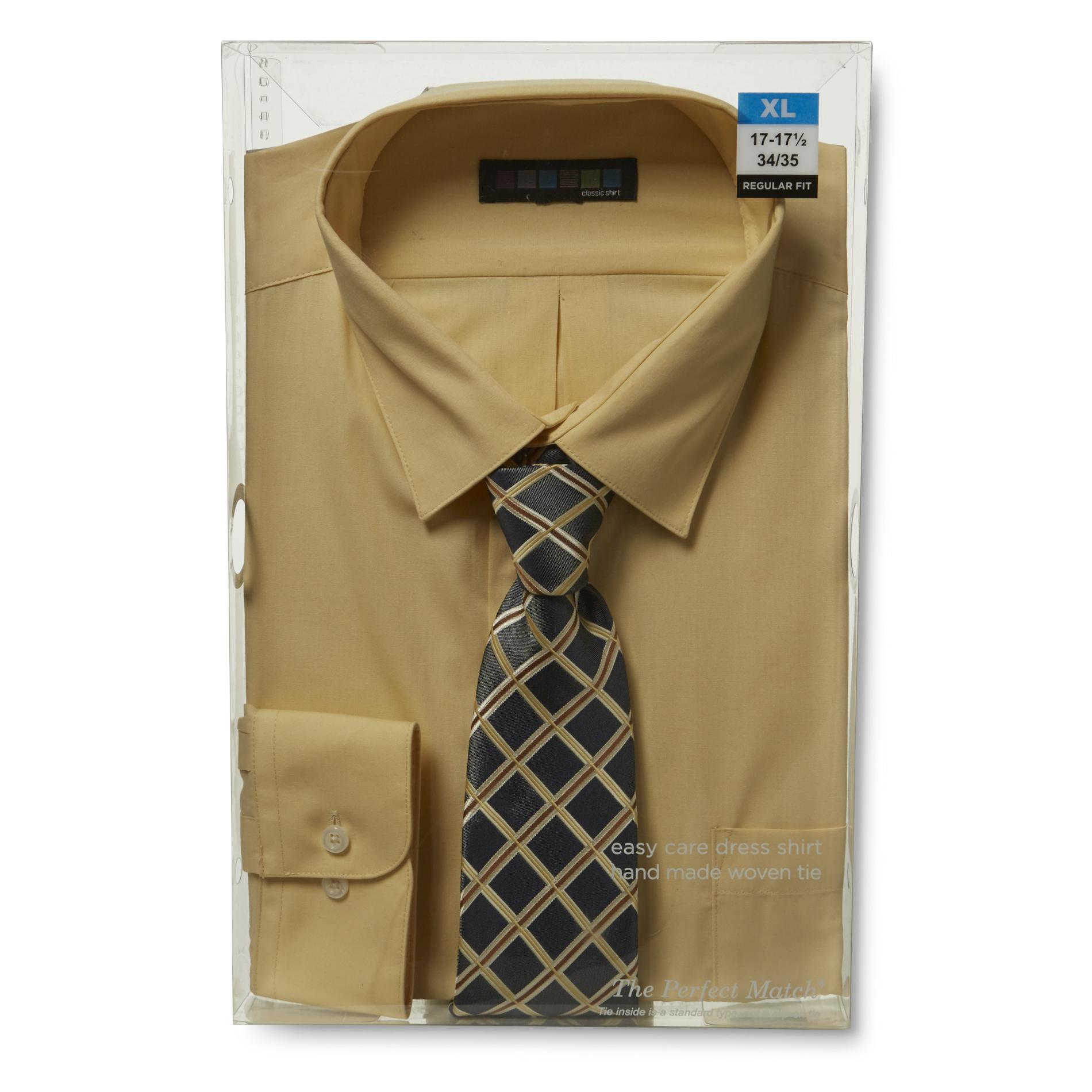 Men's Dress Shirt & Necktie - Trellis