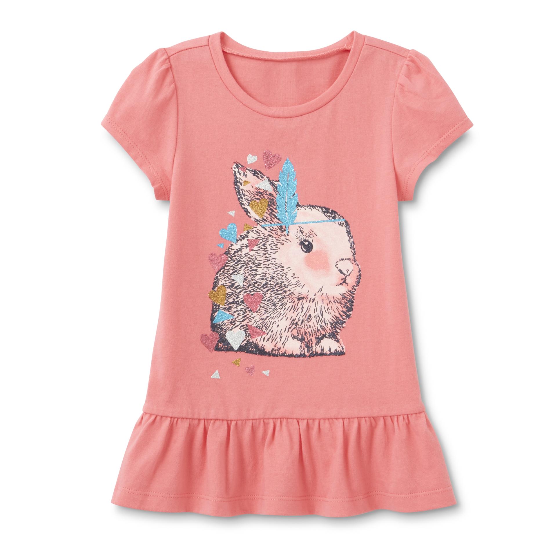 Toughskins Infant & Toddler Girl's Peplum Tunic - Bunny