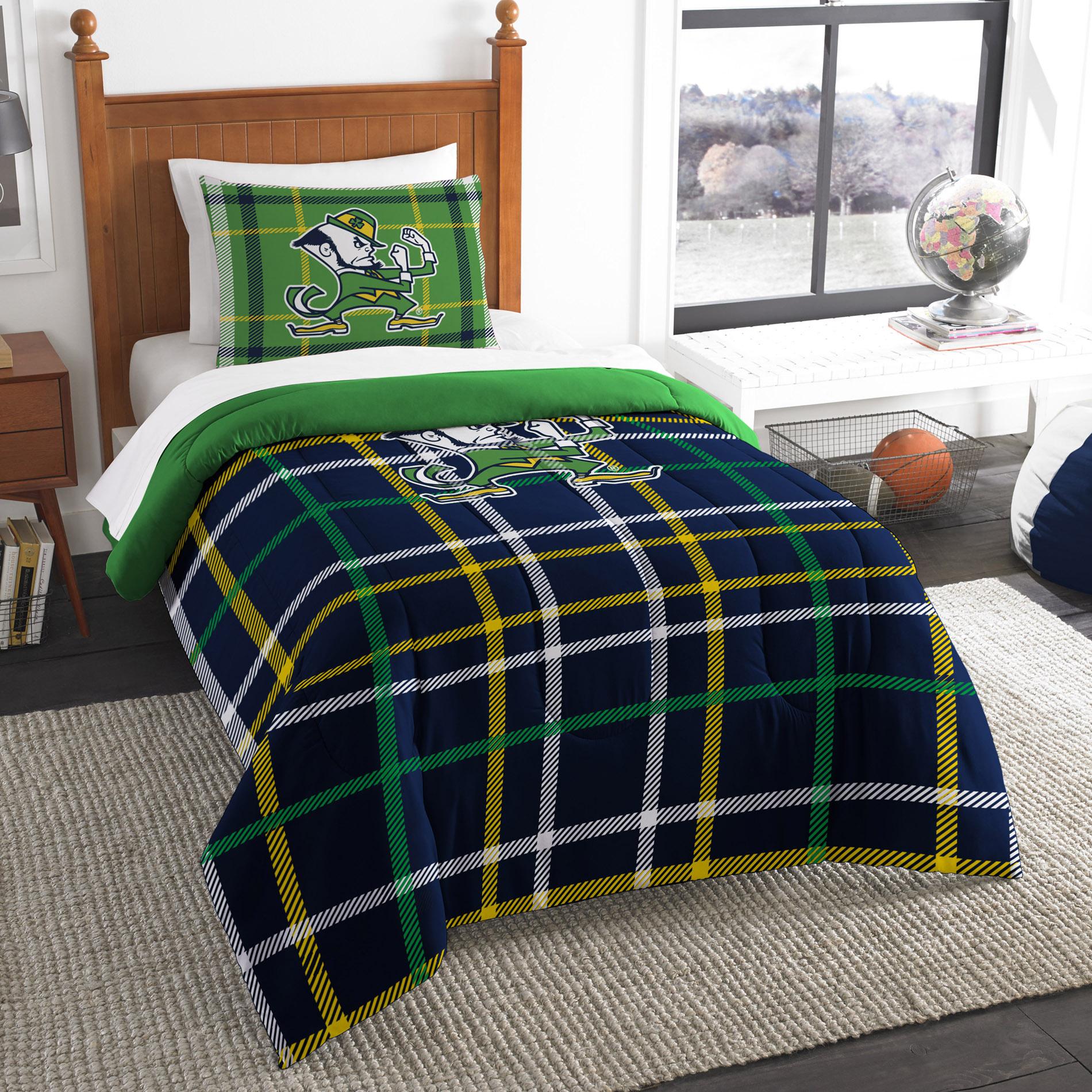 NCAA Twin Bedding Set - University of Notre Dame | Shop Your Way ...