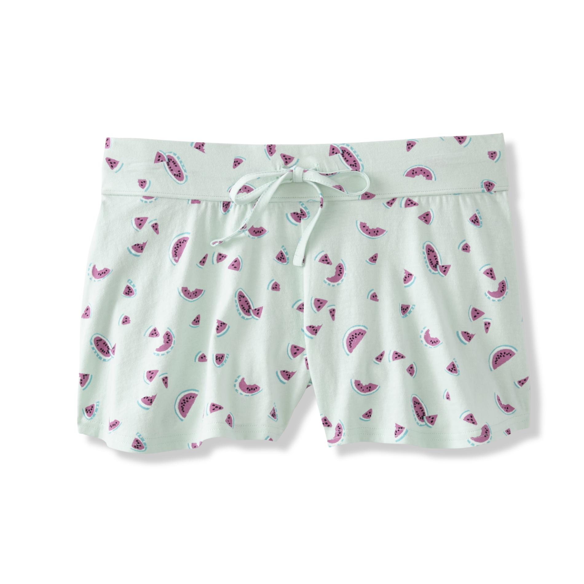 Women's Pajama Shorts - Watermelon