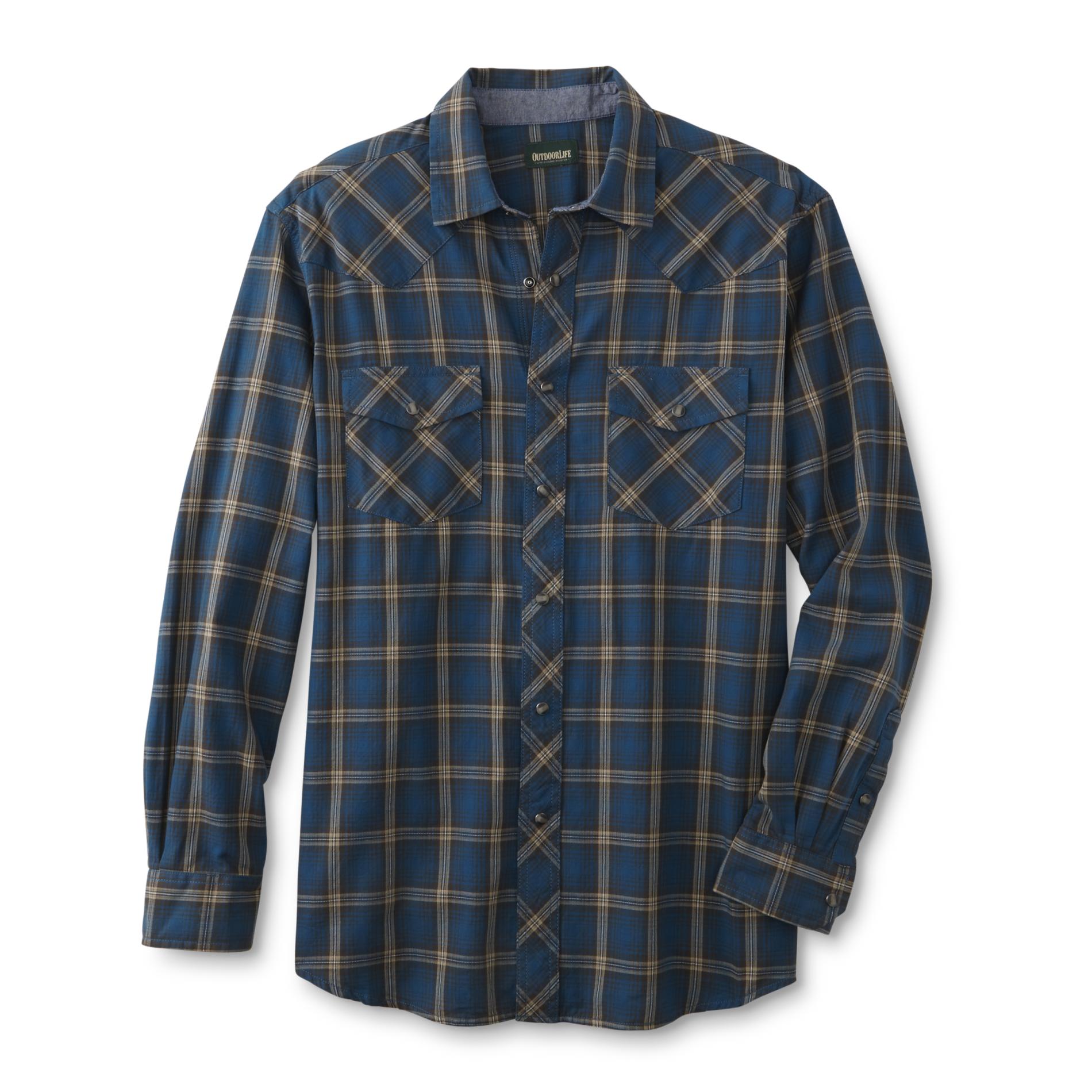 Outdoor Life&reg; Men's Button-Front Shirt - Plaid