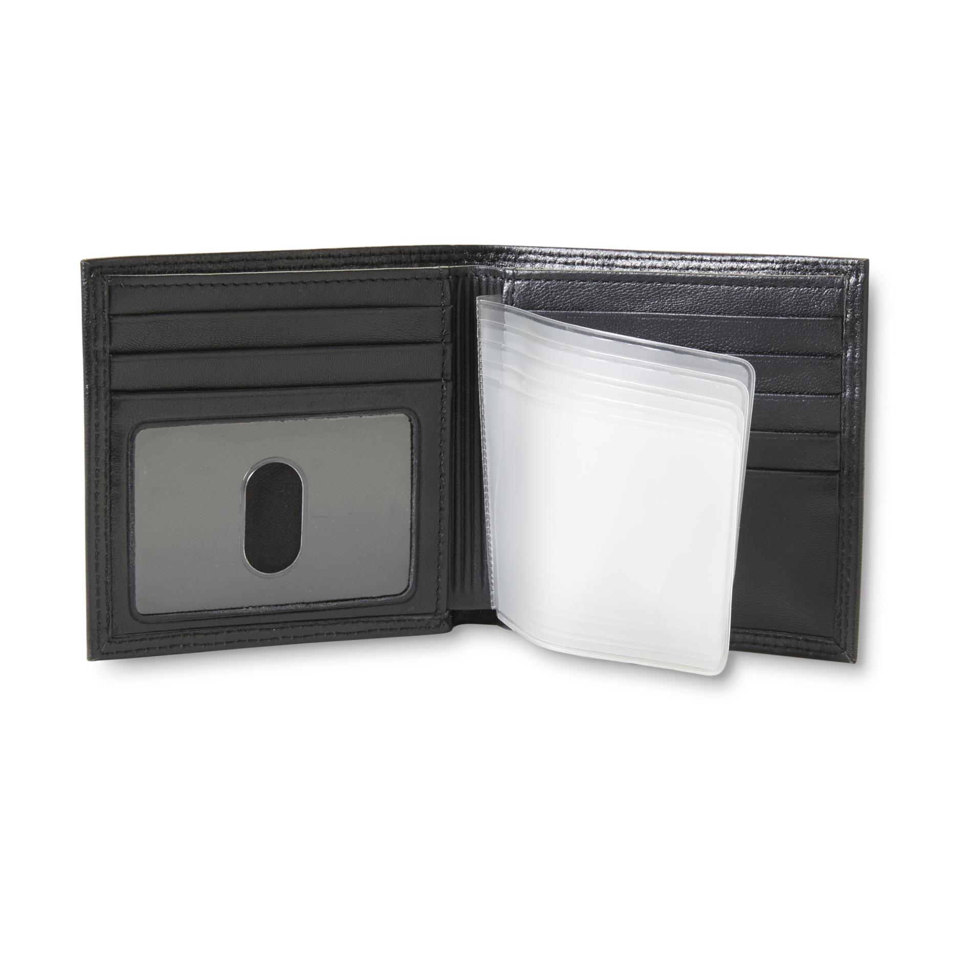 Buxton Men's Bifold Wallet & Valet Tray