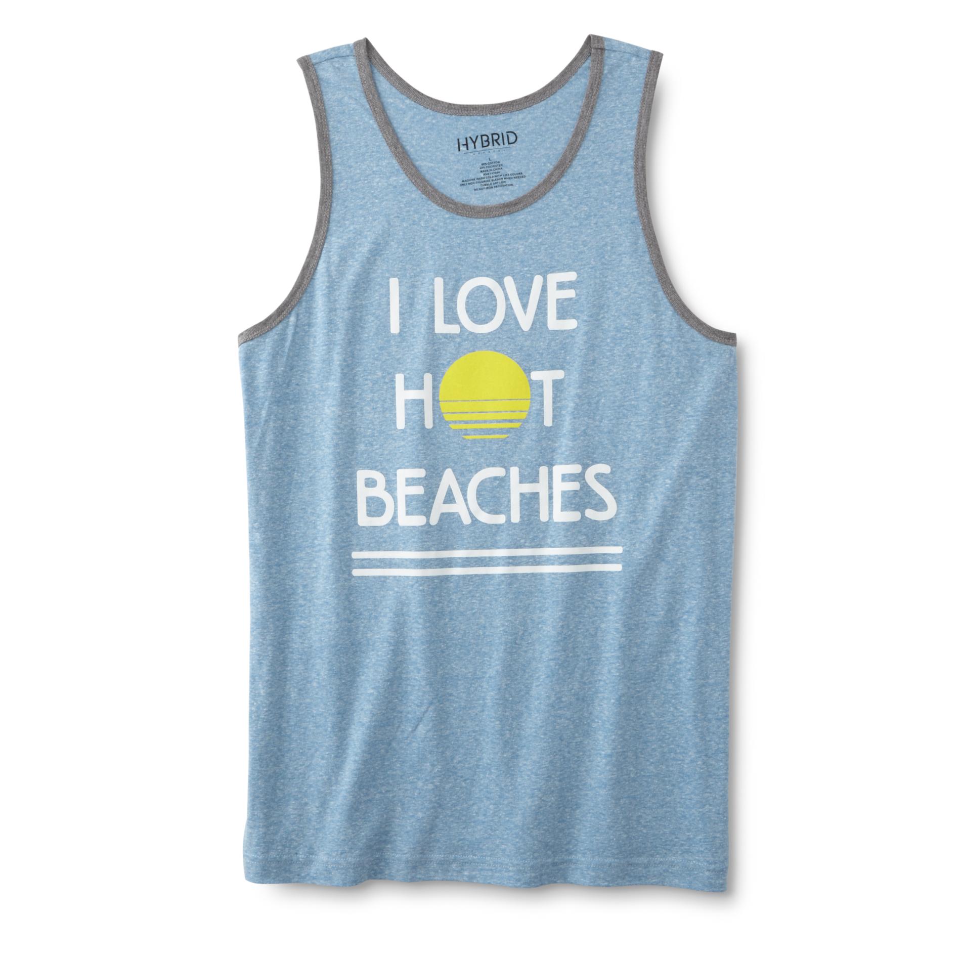 Young Men's Graphic Tank Top - Hot Beaches