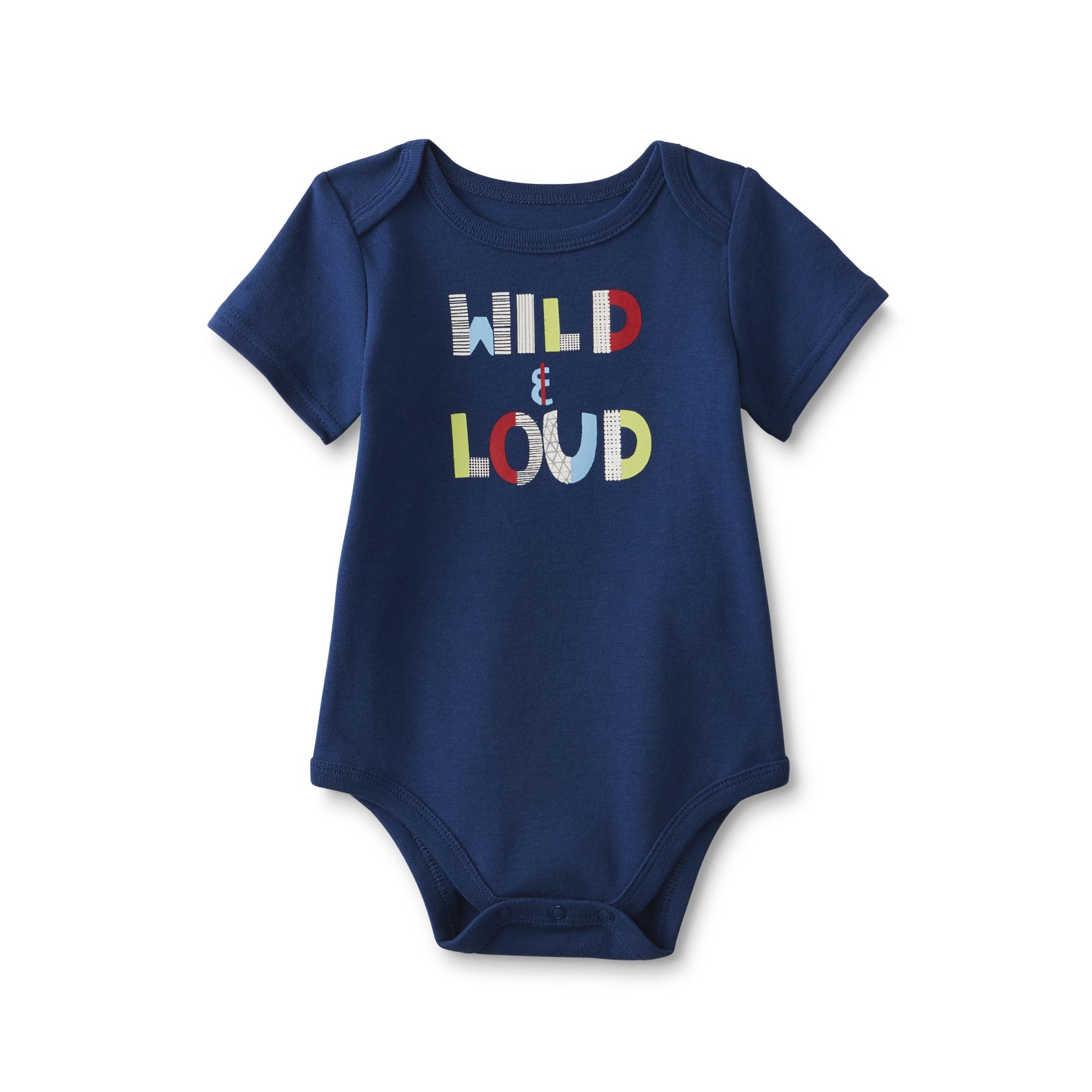 Small Wonders Newborn & Infant's Boy's Bodysuit - Wild & Loud