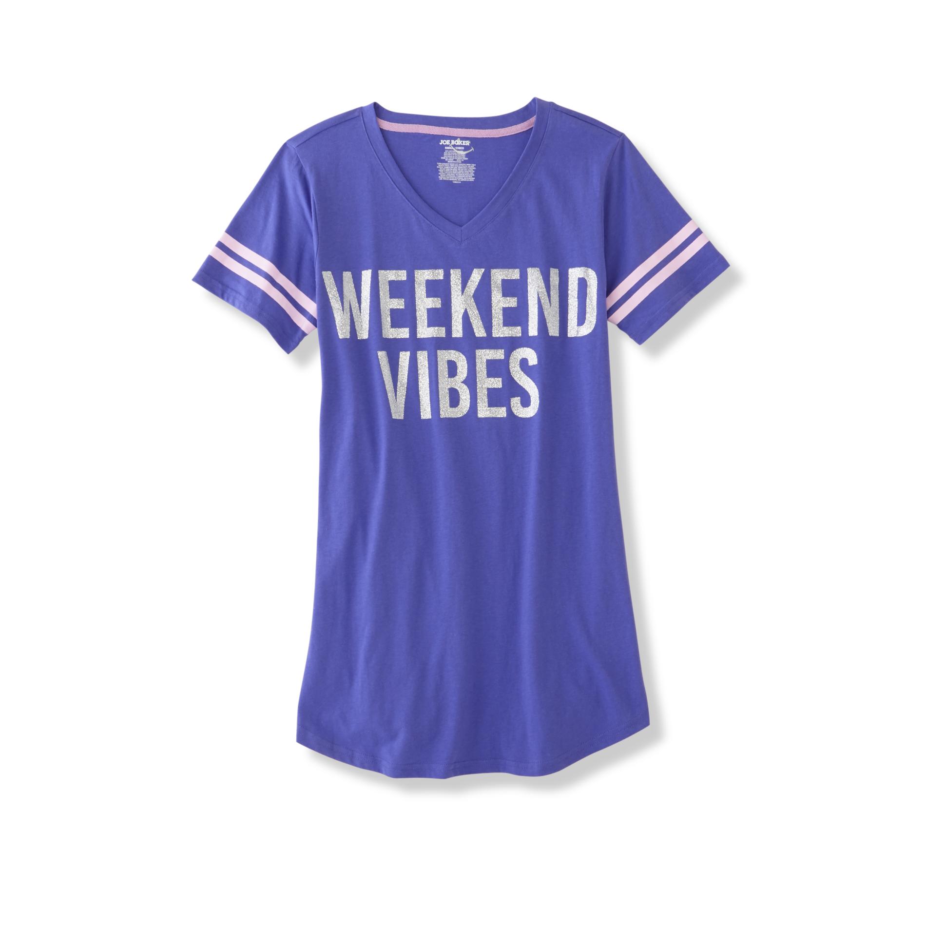 Joe Boxer Juniors' Dorm Shirt - Weekend Vibes