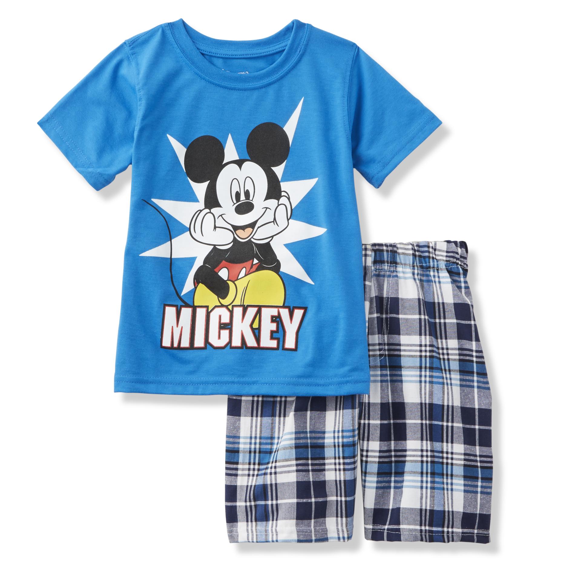 Mickey Mouse Infant & Toddler Boys' Graphic T-Shirt & Shorts