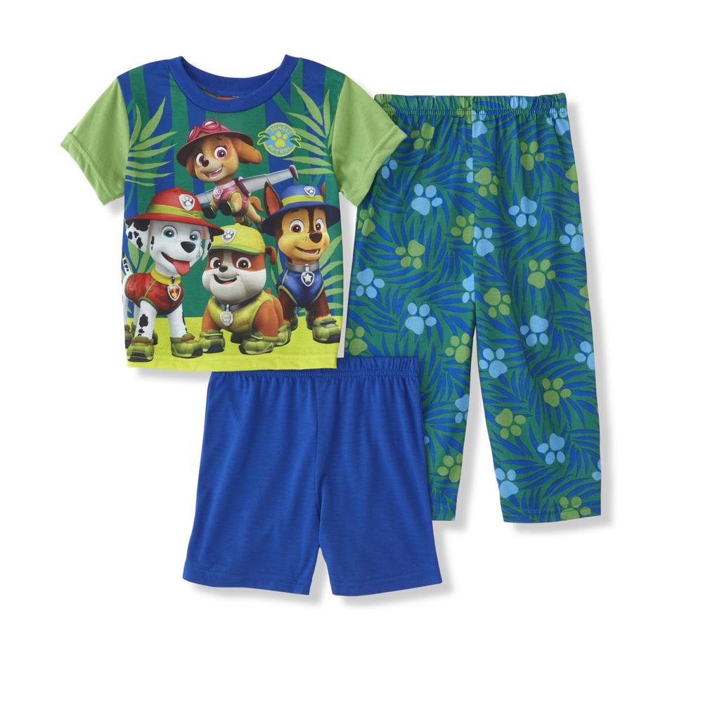 PAW Patrol Toddler Boys' Pajama Shirt, Pants & Shorts