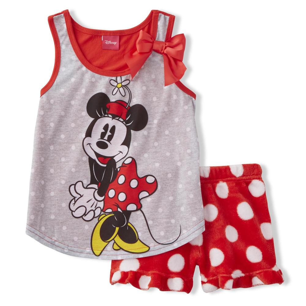Minnie Mouse Girls' Pajama Tank Top & Shorts