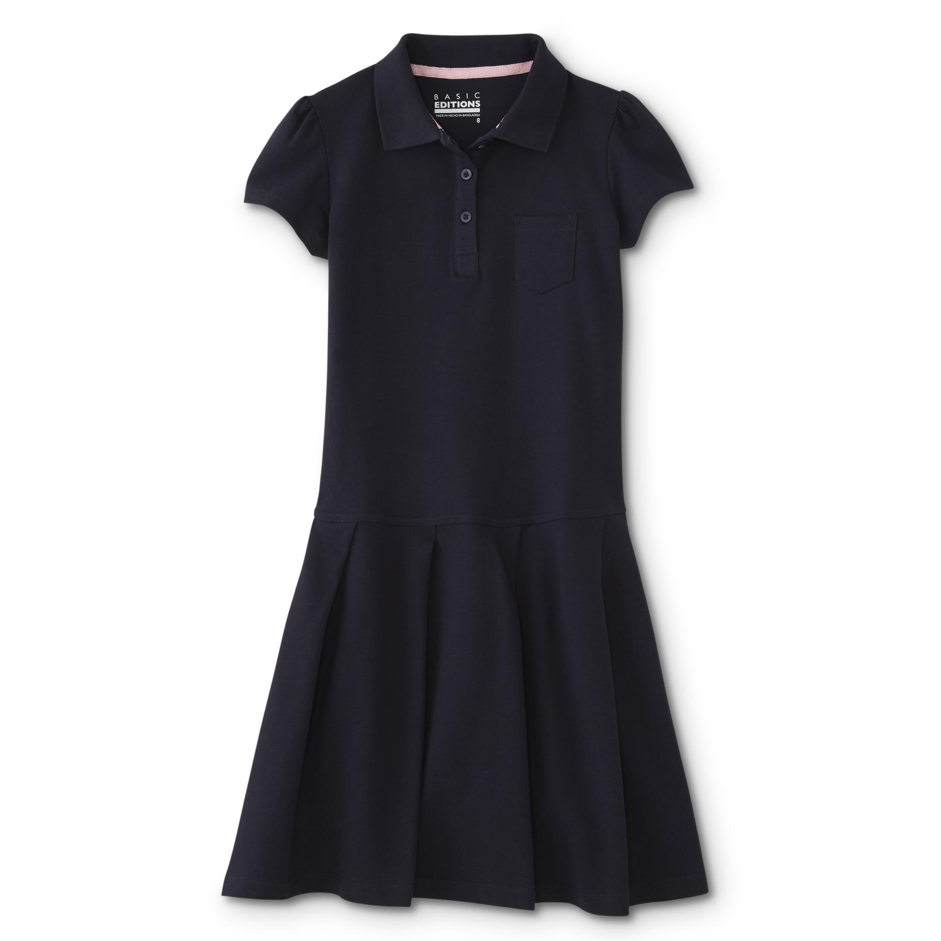 Basic Editions Girls' Polo Shirt Dress