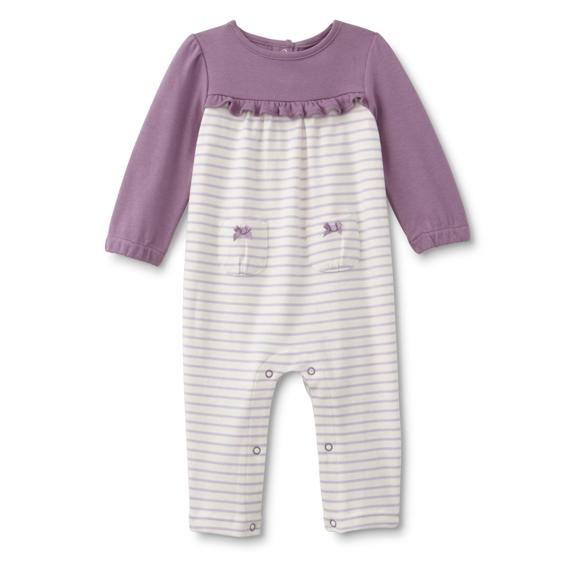 Little Wonders Newborn & Infant Girl's Jumpsuit - Striped
