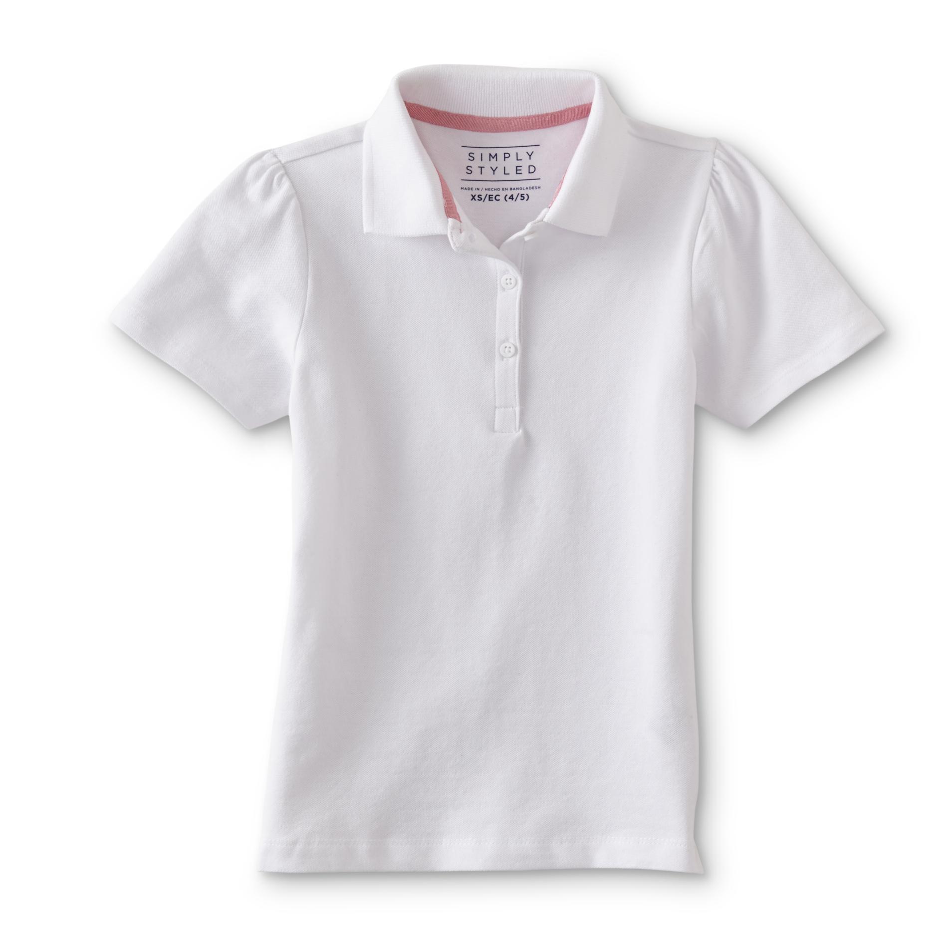 Simply Styled Girls' Short-Sleeve Polo