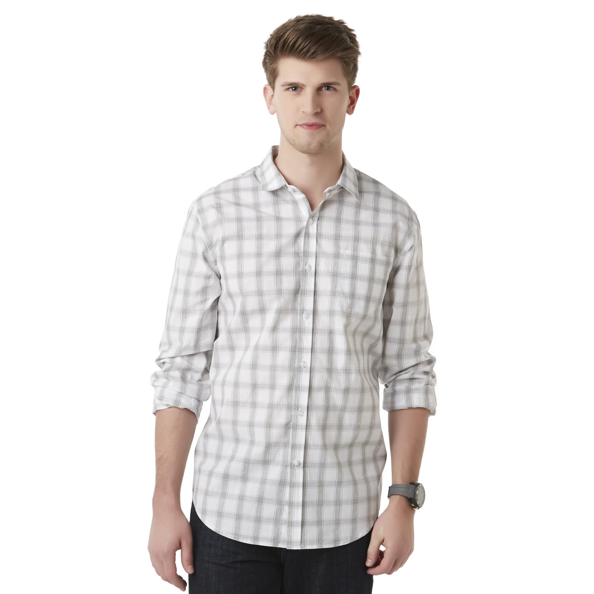 Structure Men's Slim Fit Dress Shirt - Checkered