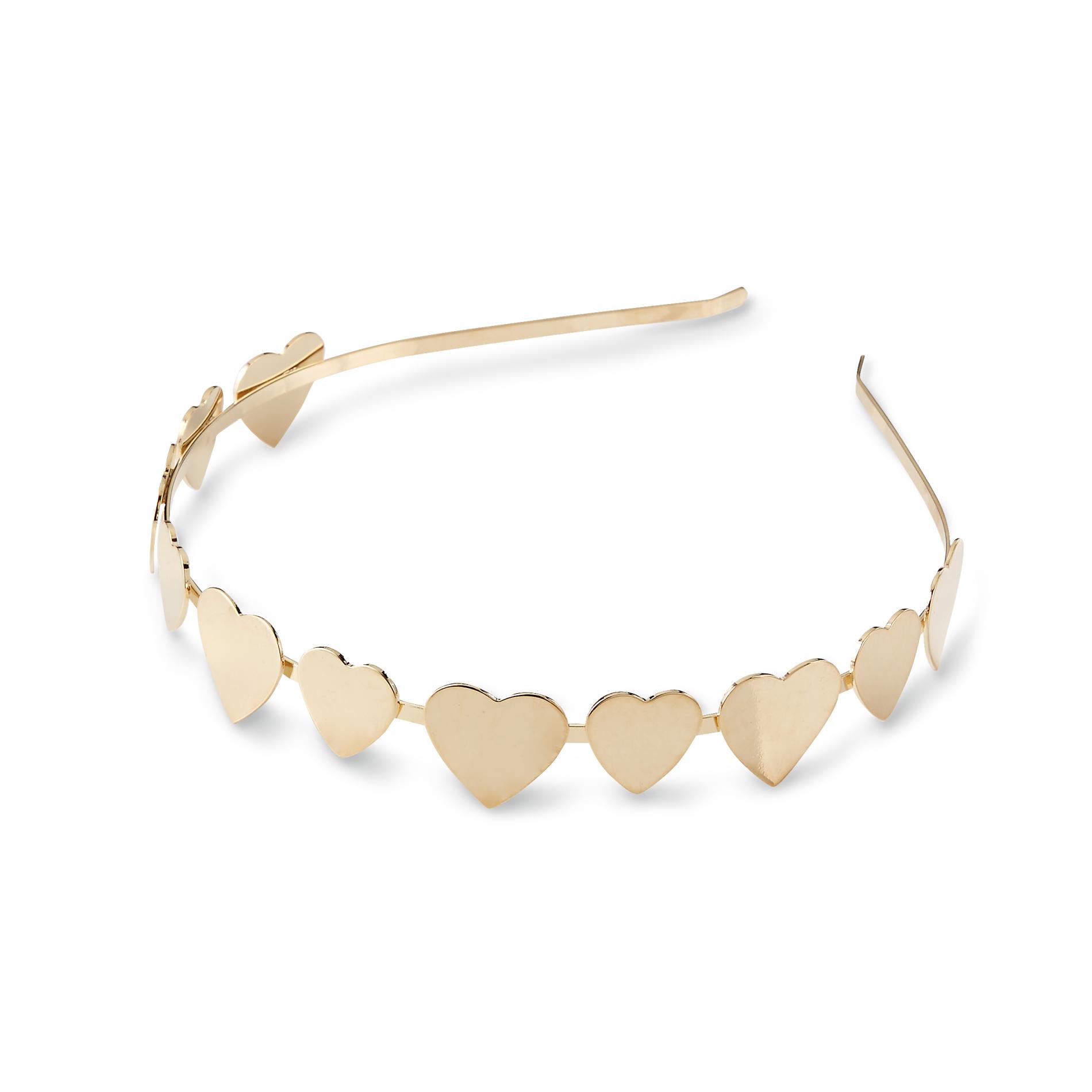Attention Women's Goldtone Headband, Grey Attention Women's Goldtone Headband, Grey
