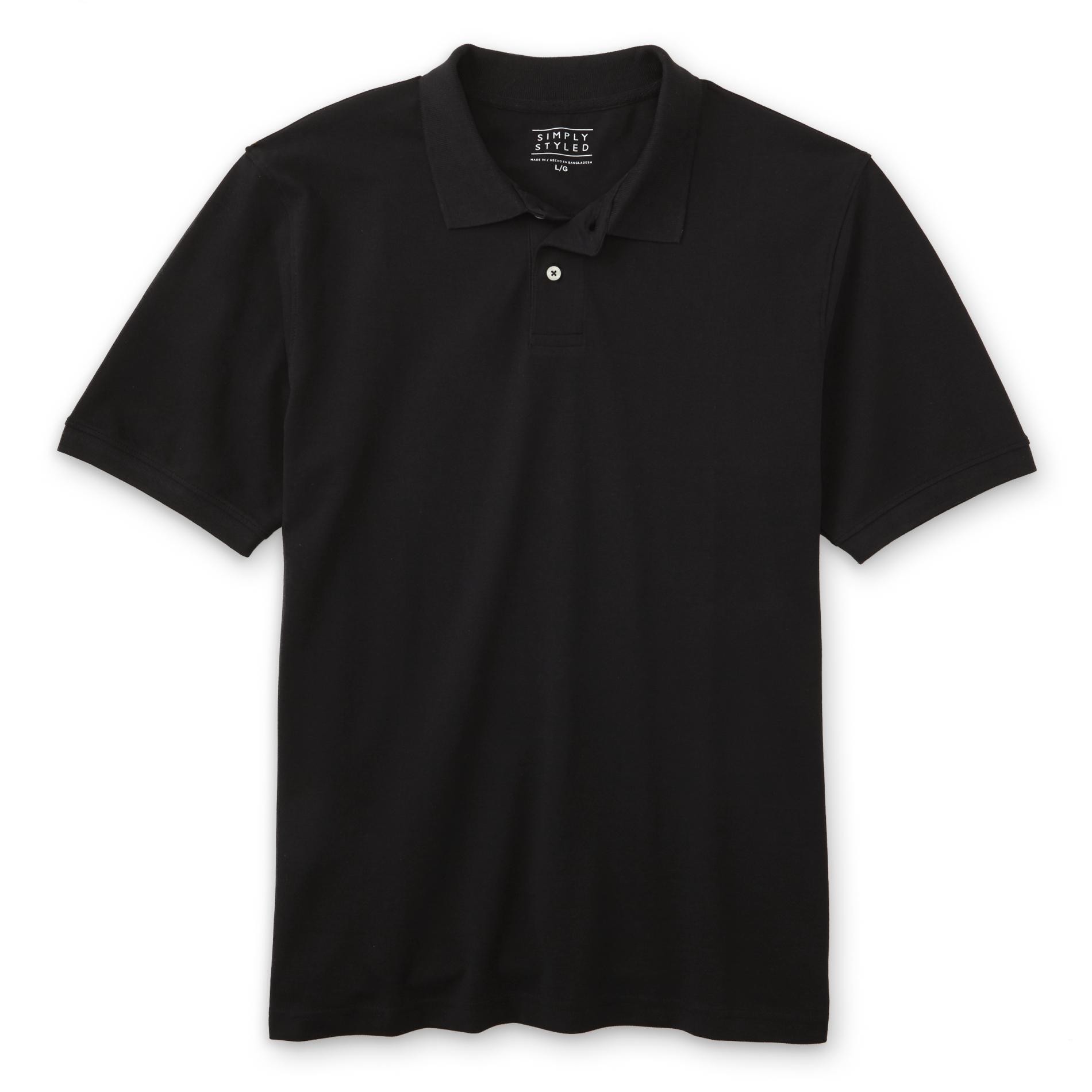 Simply Styled Men's Pique Polo Shirt