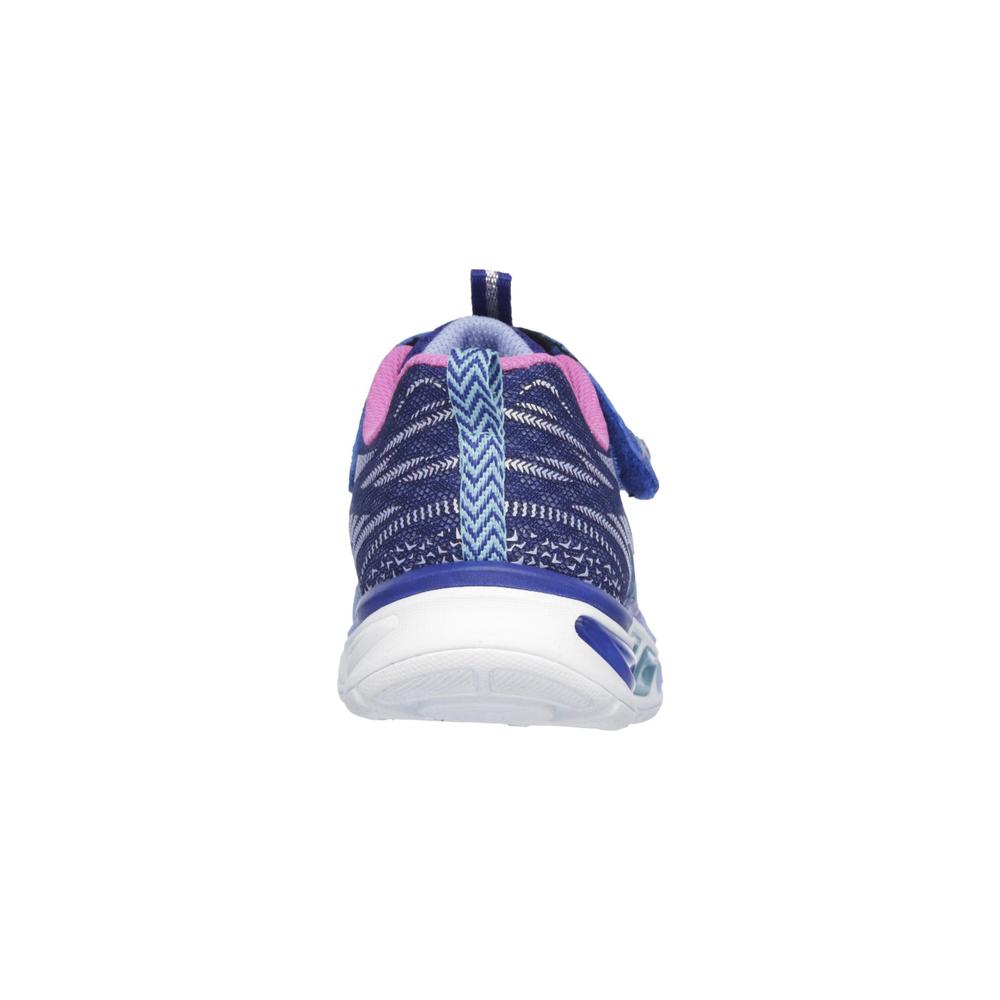 Skechers Girl's Litebeams Blue/Purple Athletic Shoe