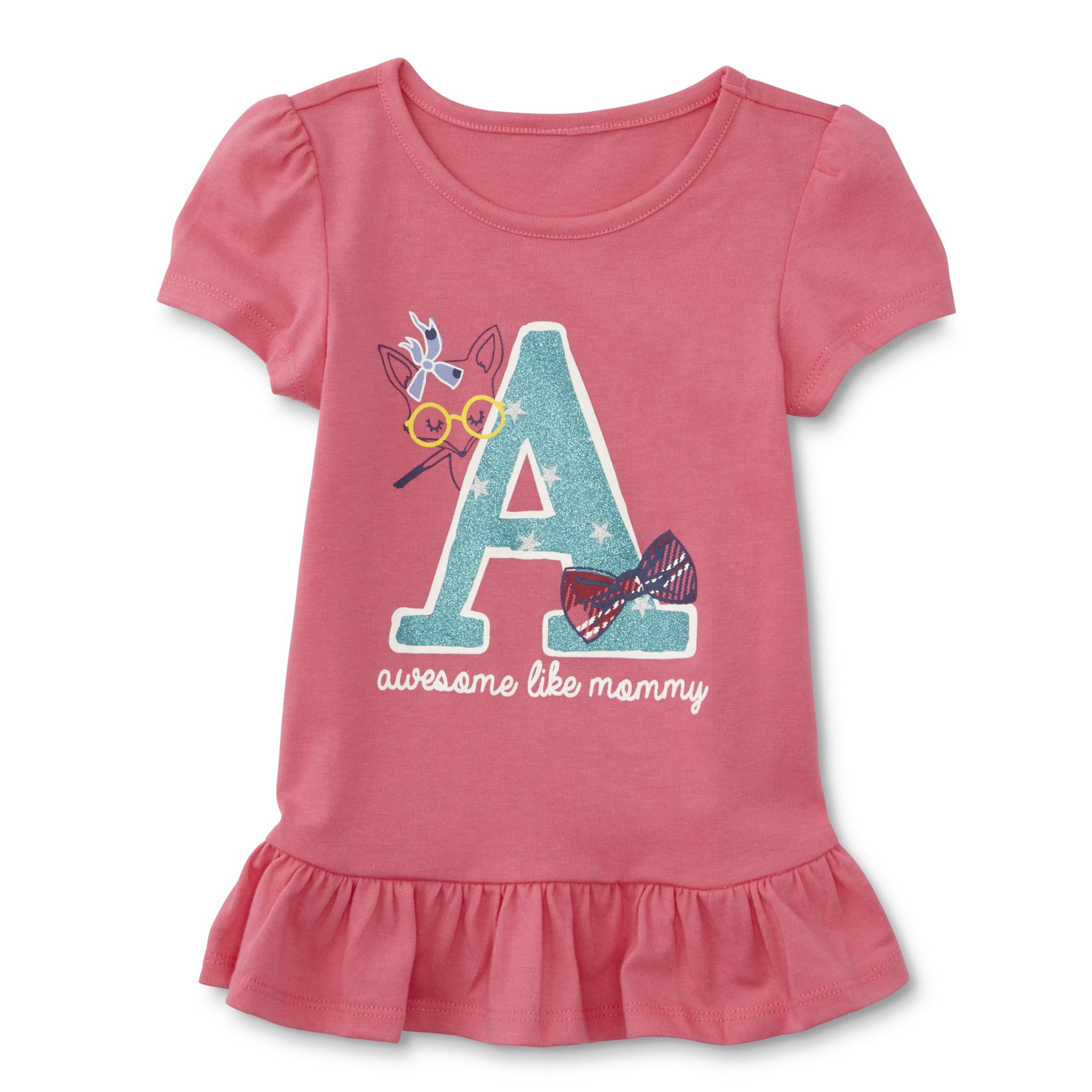 WonderKids Infant & Toddler Girl's Peplum Top - Awesome Like Mommy
